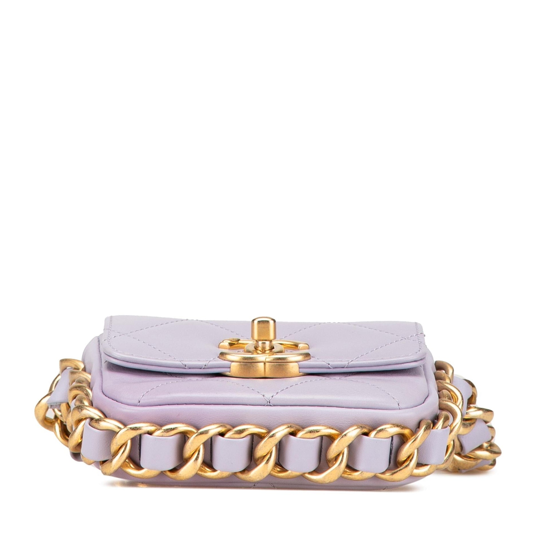 Chanel Quilted Calfskin Framing Flap Mini Bag Flap 6