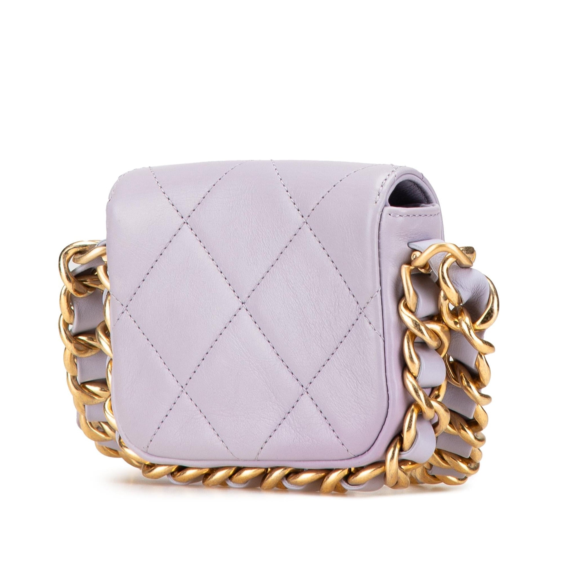 Chanel Quilted Calfskin Framing Flap Mini Bag Flap 6