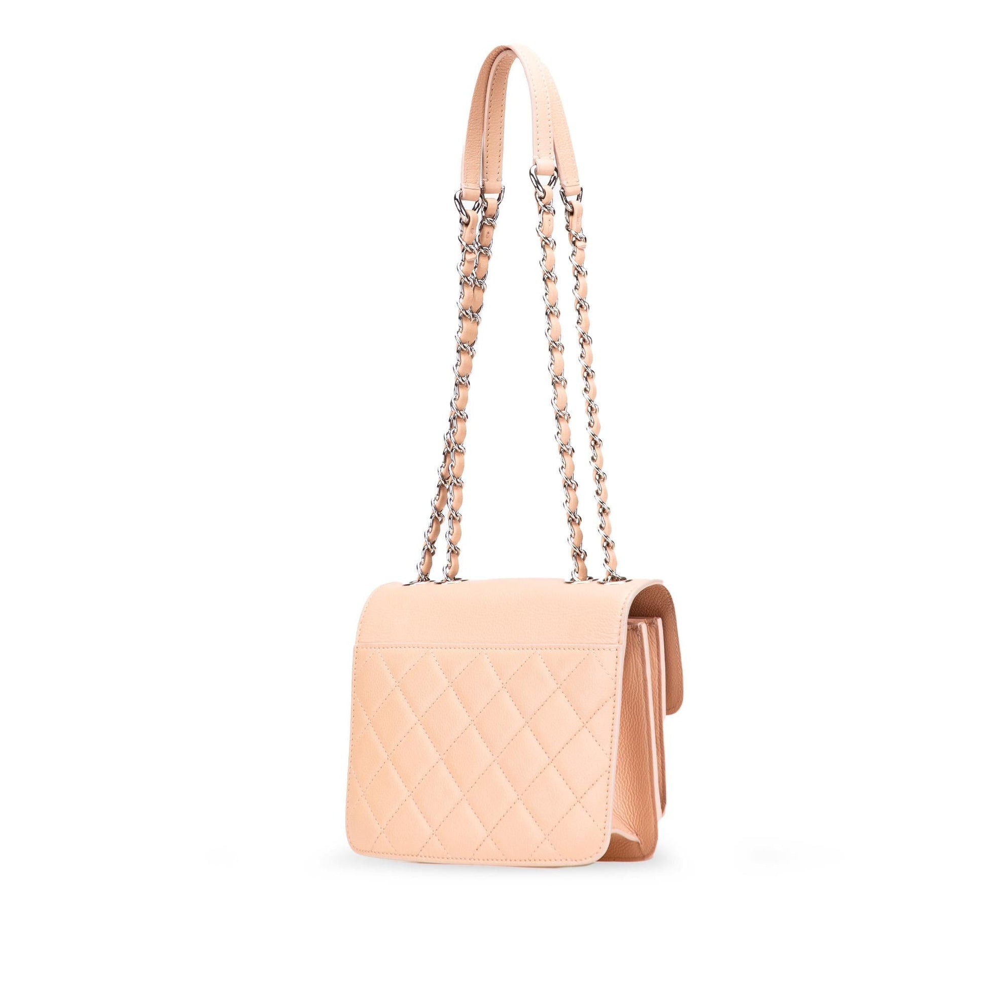 Chanel Quilted Caviar CC Box Flap Mini Bag