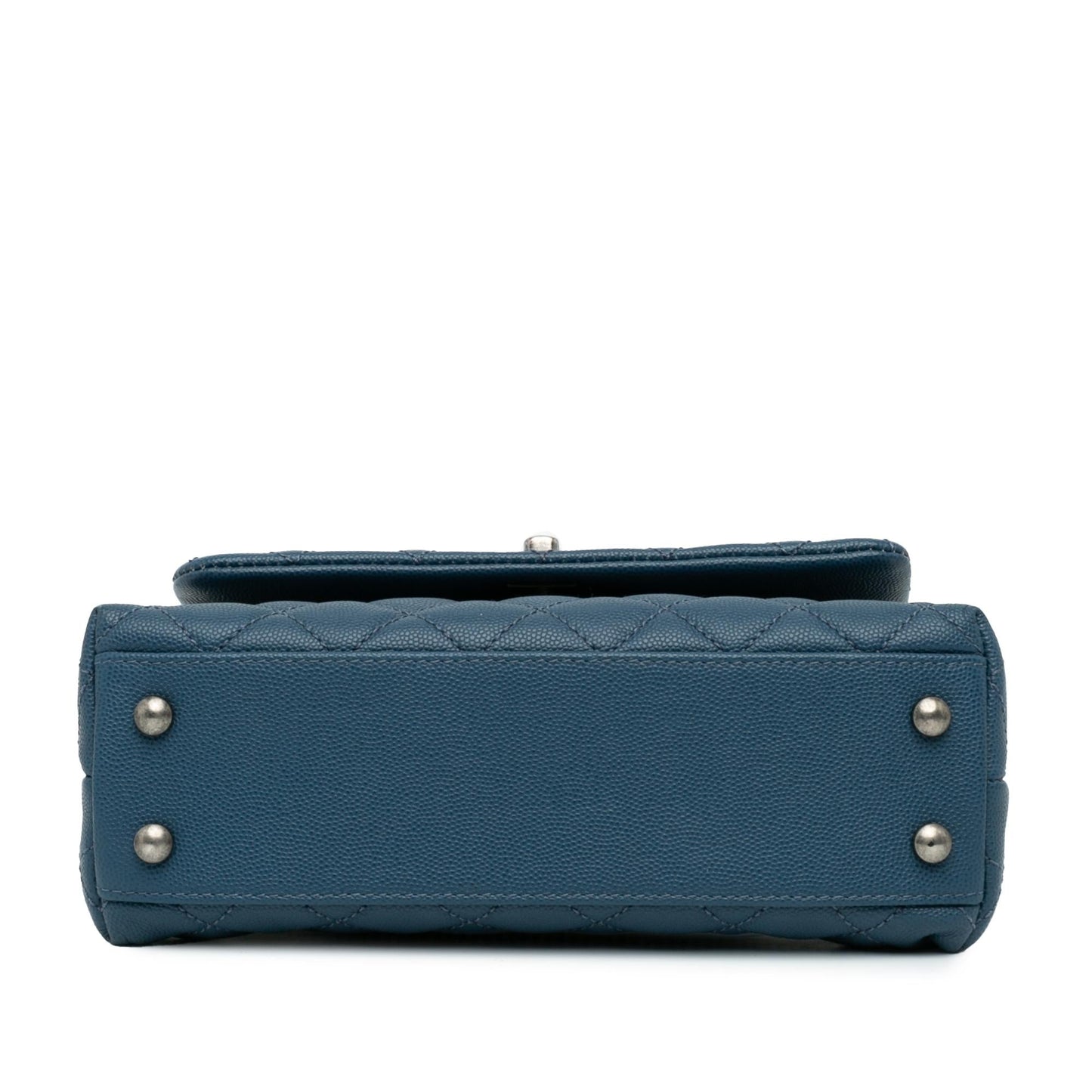 Chanel Quilted Caviar Coco Top Handle SHG-0p2bzJ Mini Bag