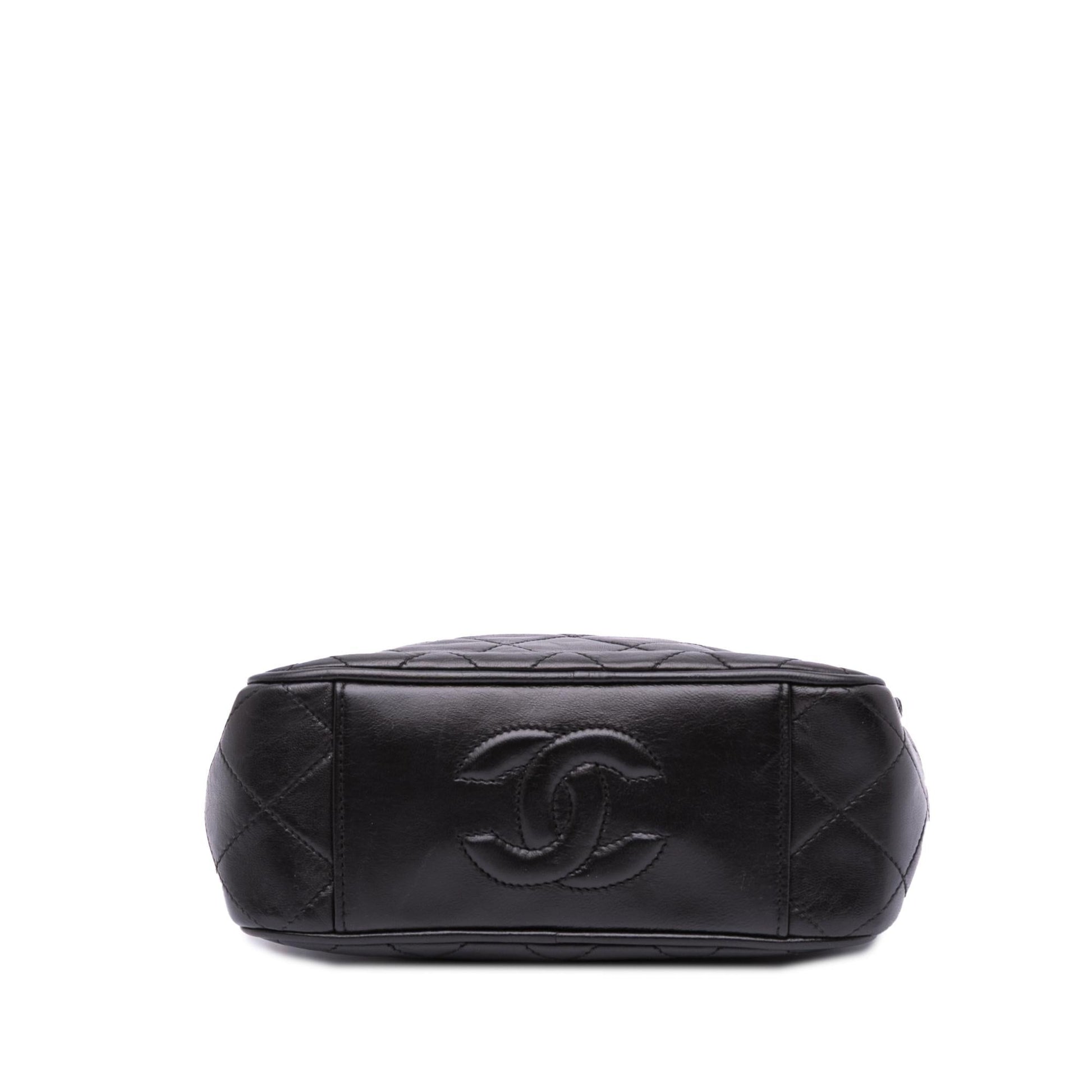 Chanel Quilted Lambskin Camera Crossbody Bag