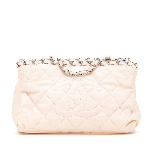 Chanel Quilted Lambskin Me Tote Bag