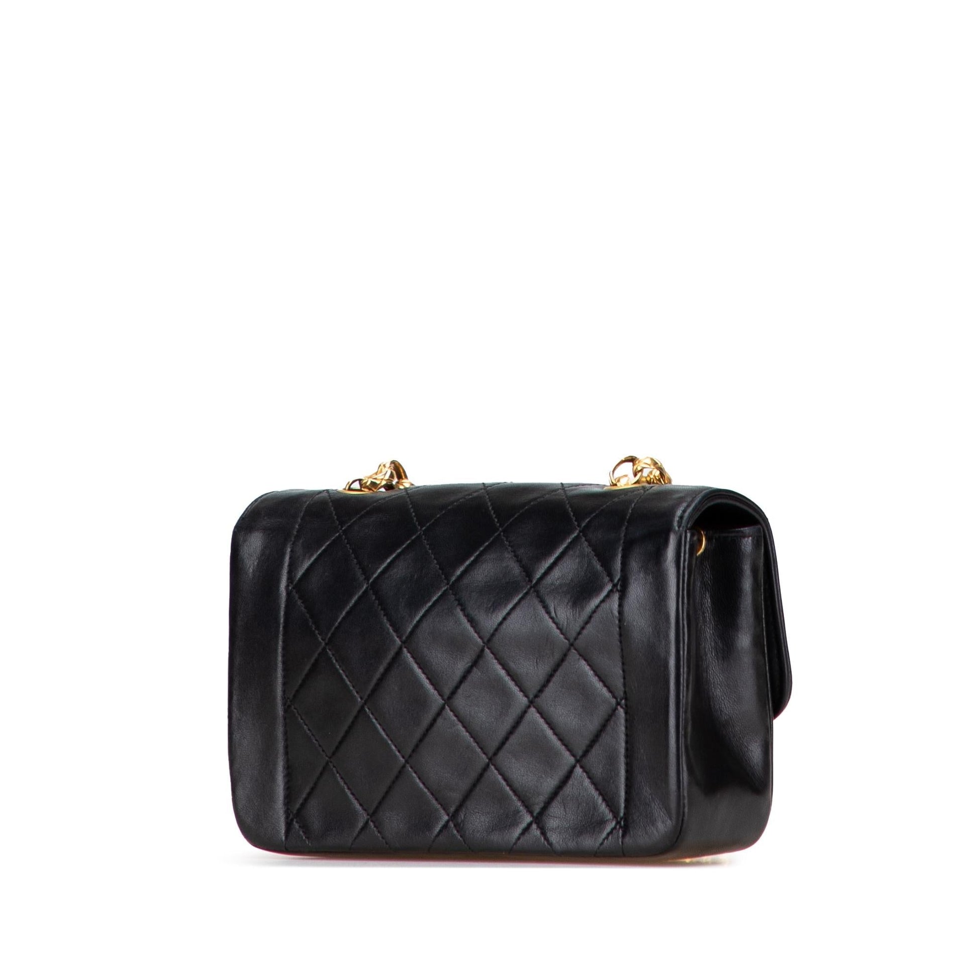 Chanel Quilted Lambskin Single Flap Mini Bag Flap 1