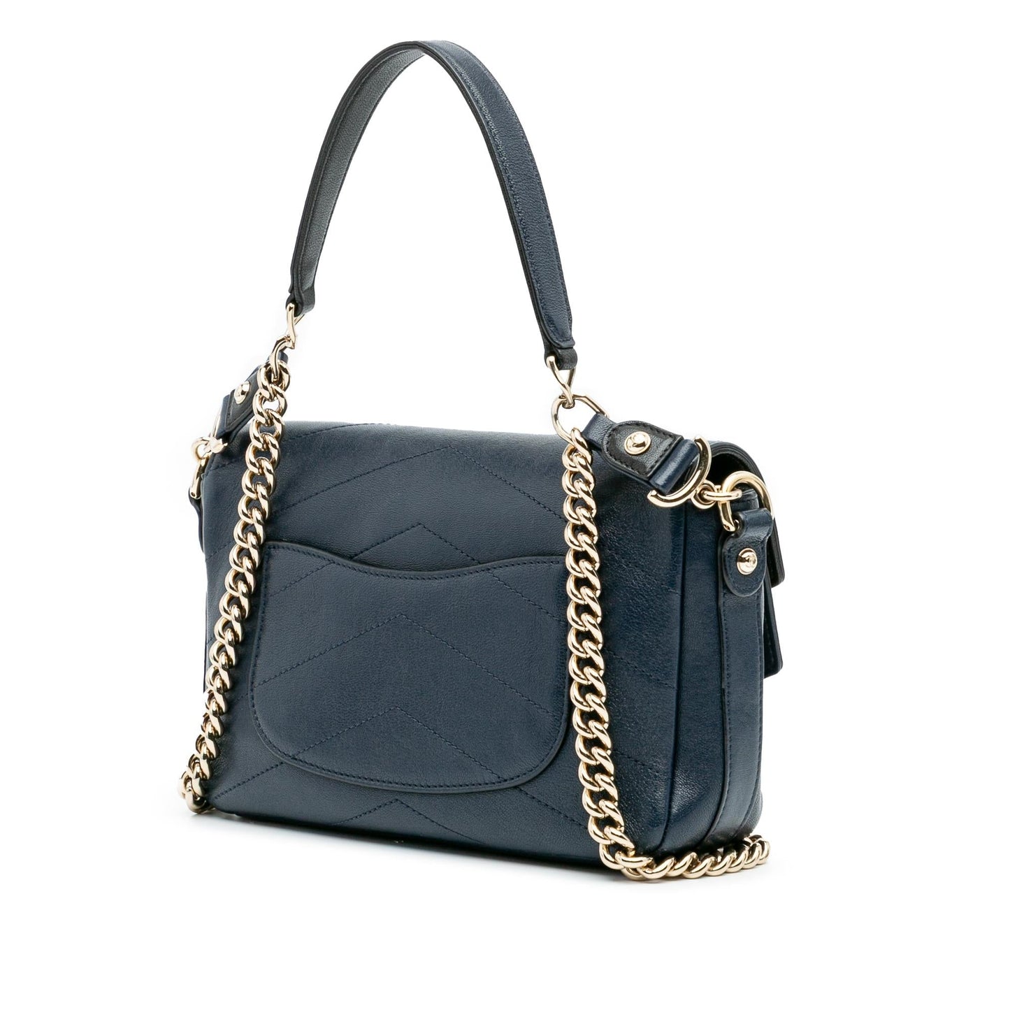 Chanel Quilted Sheepskin Double Chevron Flap Mini Bag Flap 4