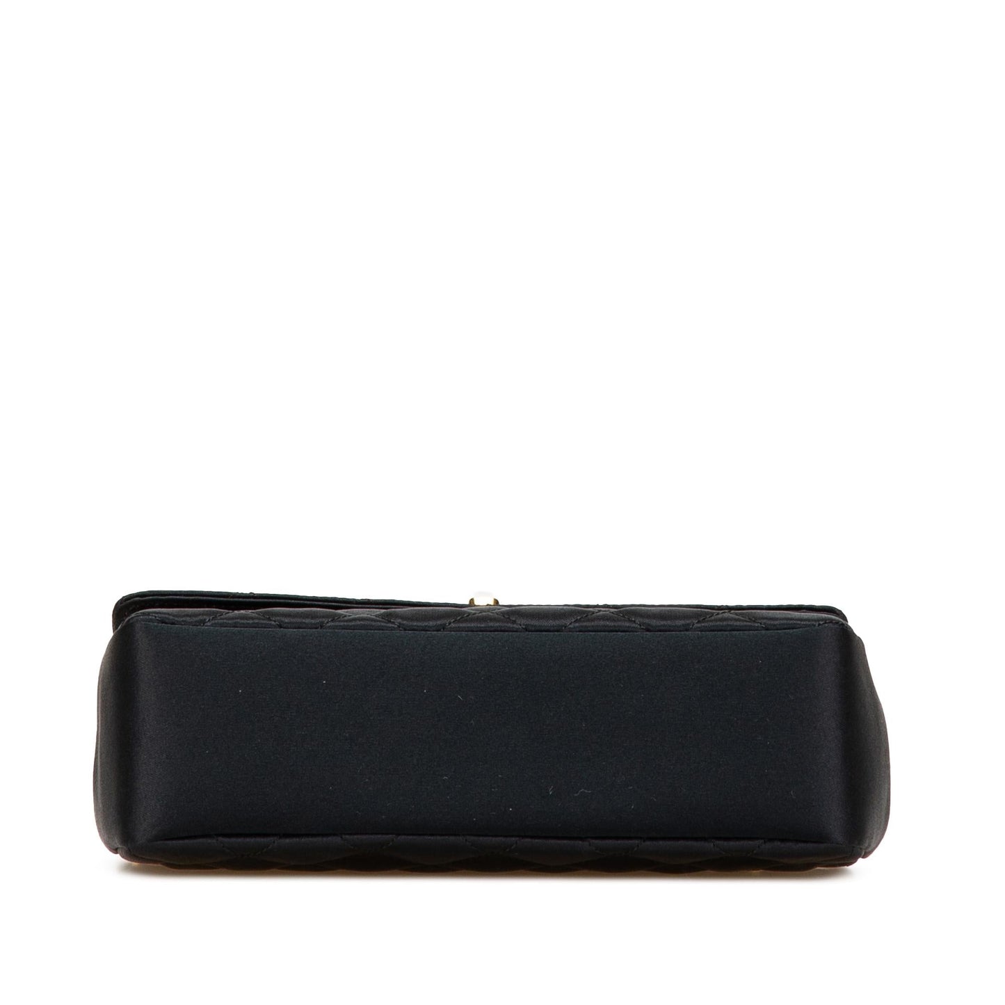 Chanel Rectangular CC Quilted Satin Flap Mini Bag