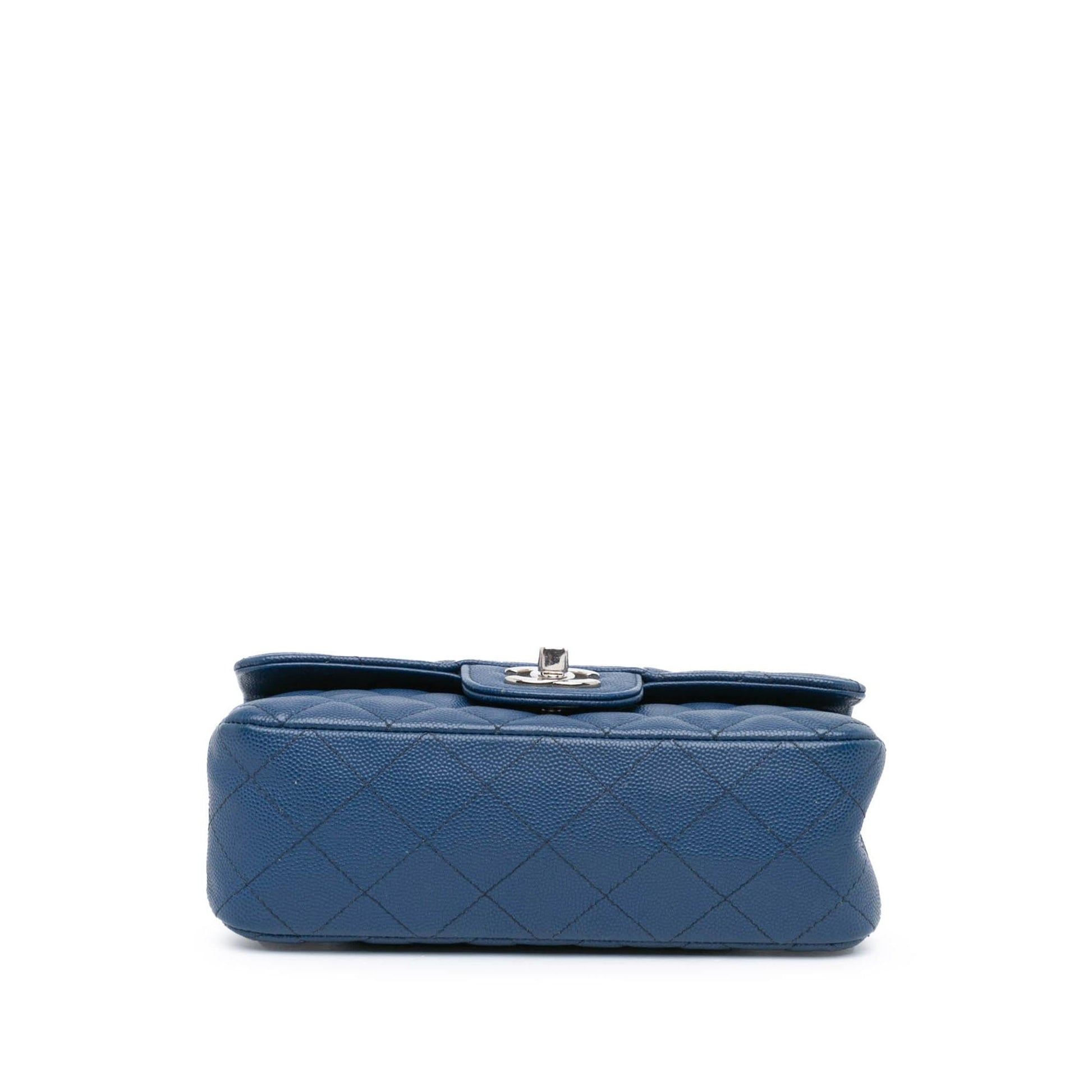 Chanel Rectangular Classic Caviar Single Flap Mini Bag