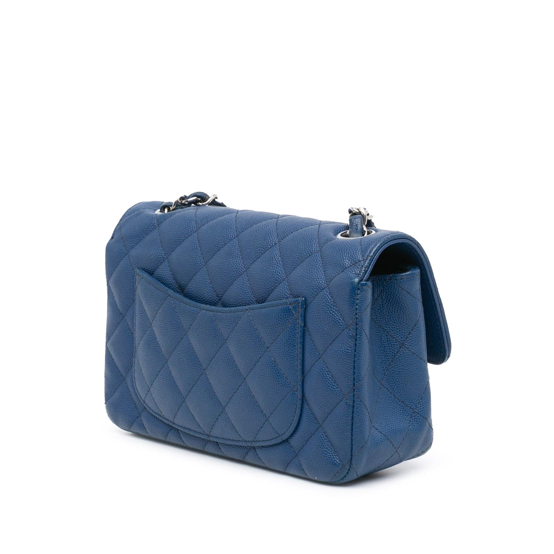 Chanel Rectangular Classic Caviar Single Flap Mini Bag
