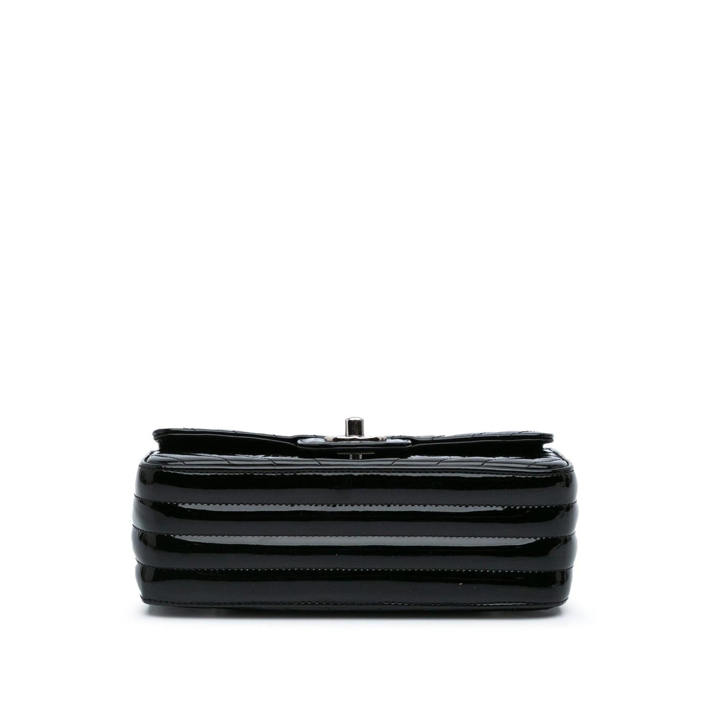 Chanel Rectangular Classic Chevron Patent Single Flap Mini Bag Single Flap