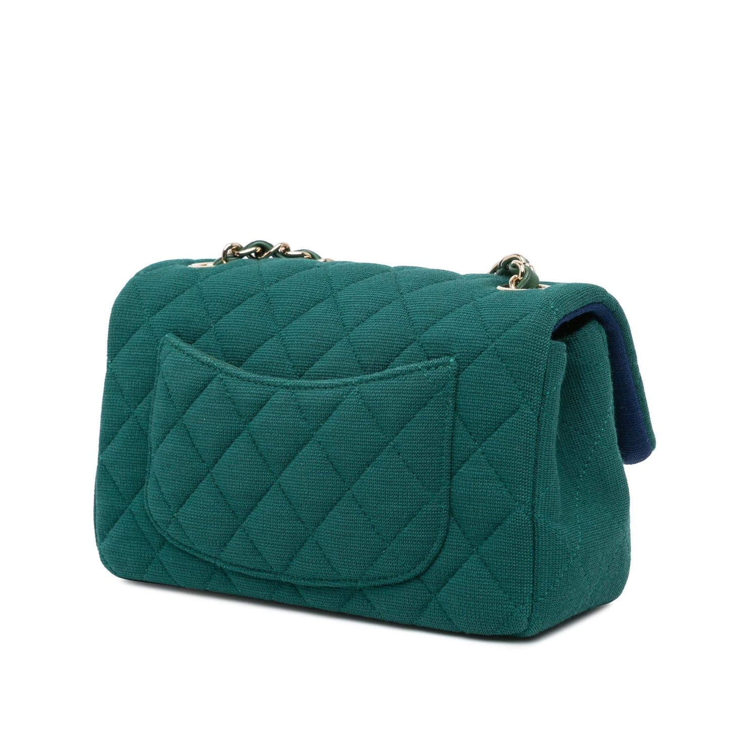 Chanel Rectangular Classic Jersey Single Flap SHG-M57Mcm Mini Bag