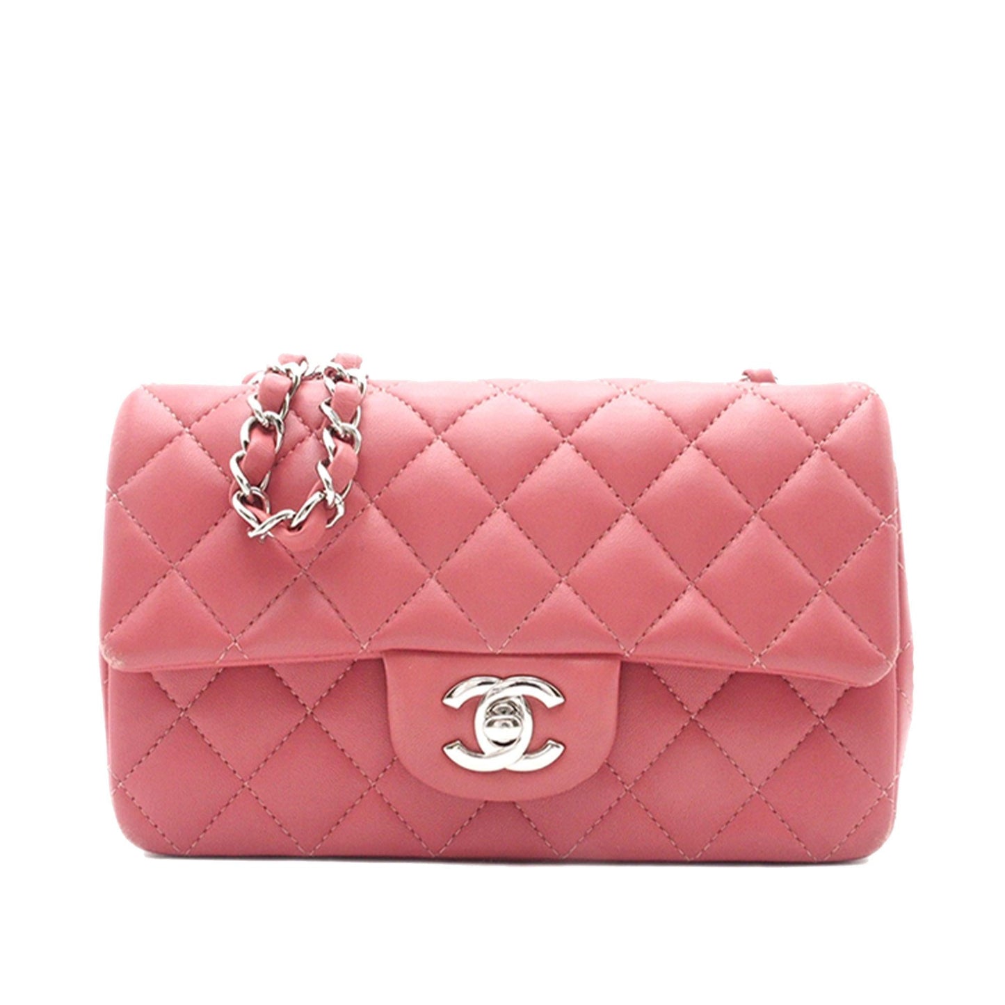 Chanel Mini Rectangular Classic Lambskin Single Flap (Shg-Tix3Qd) Bag