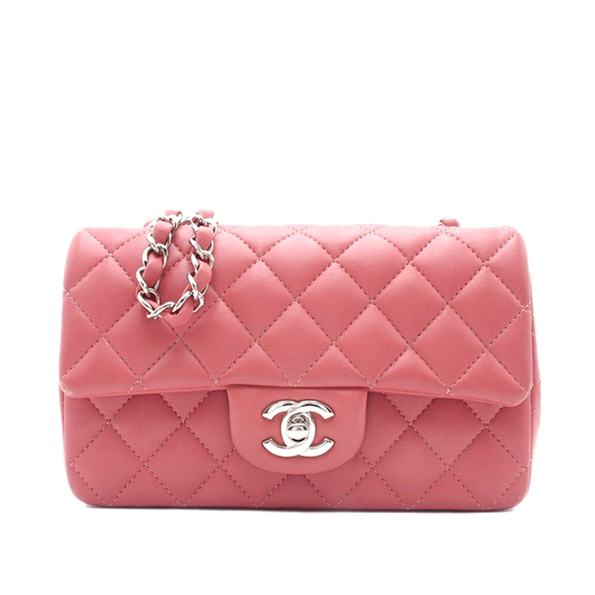 Chanel Mini Rectangular Classic Lambskin Single Flap (Shg-Tix3Qd) Bag