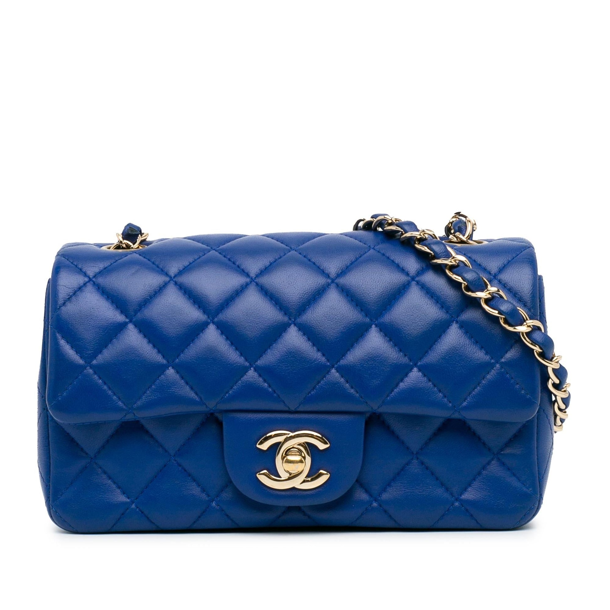 Chanel Rectangular Classic Lambskin Single Flap SHG-DyJzXS Mini Bag