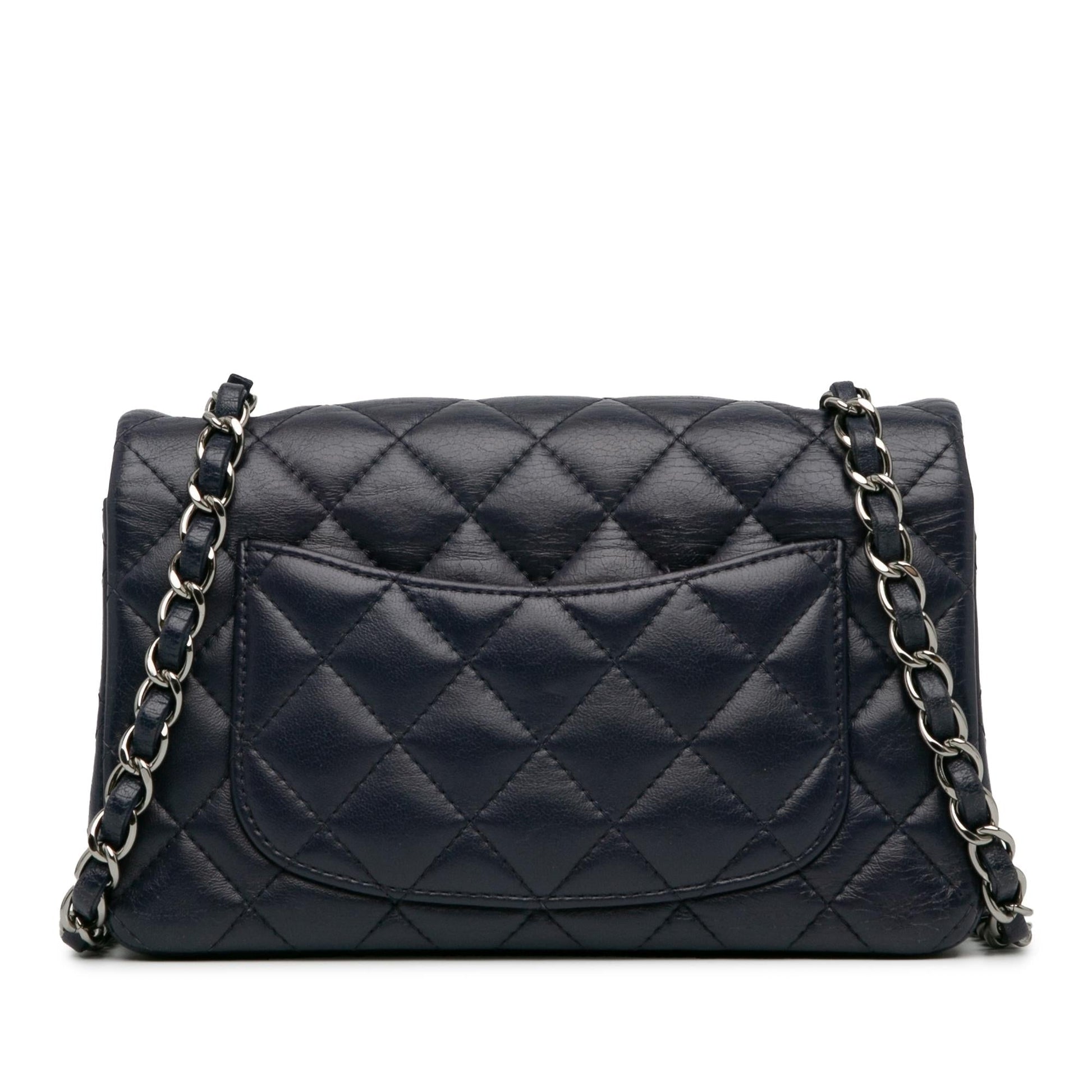 Chanel Rectangular Classic Lambskin Single Flap SHG-VhXRd6 Mini Bag