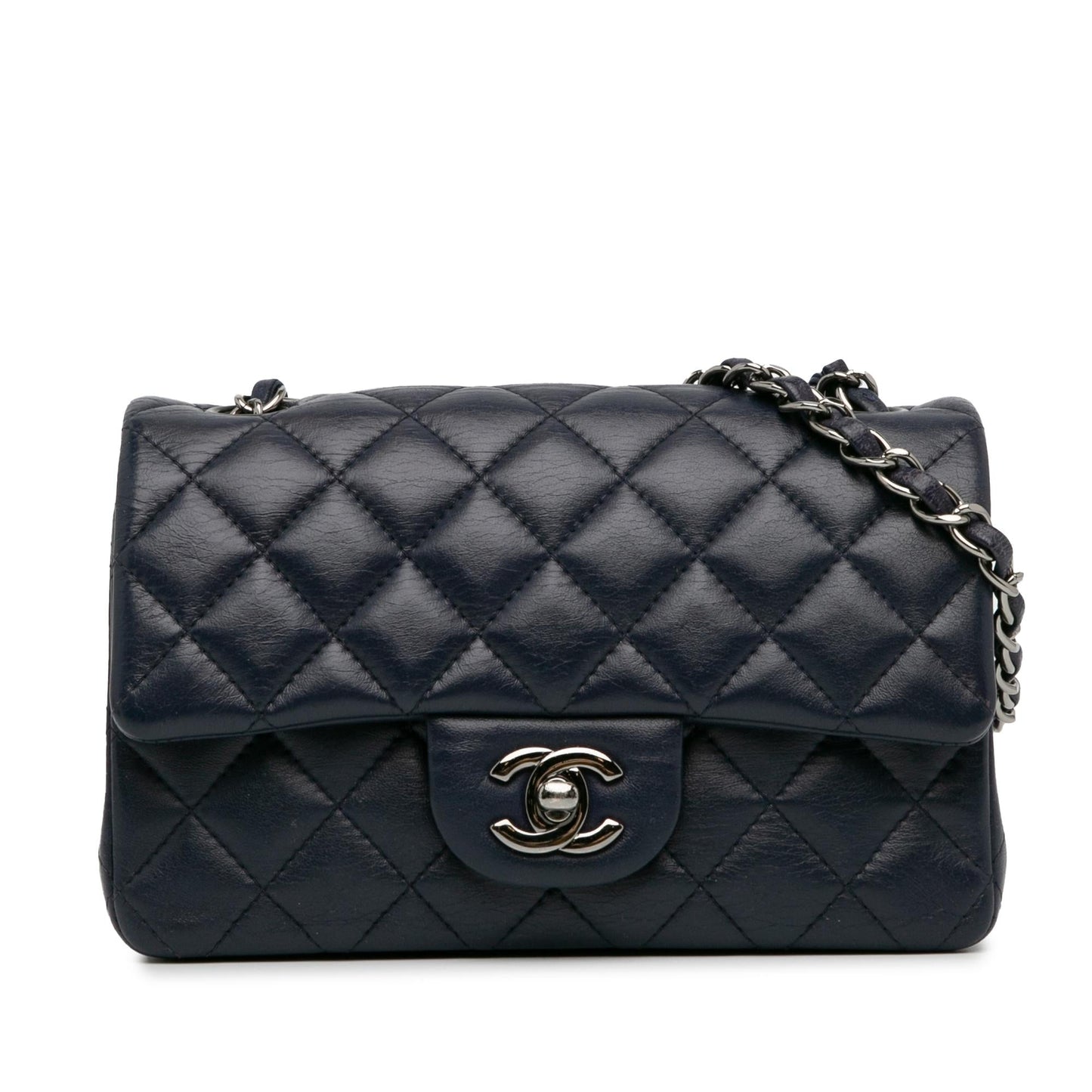 Chanel Rectangular Classic Lambskin Single Flap SHG-VhXRd6 Mini Bag