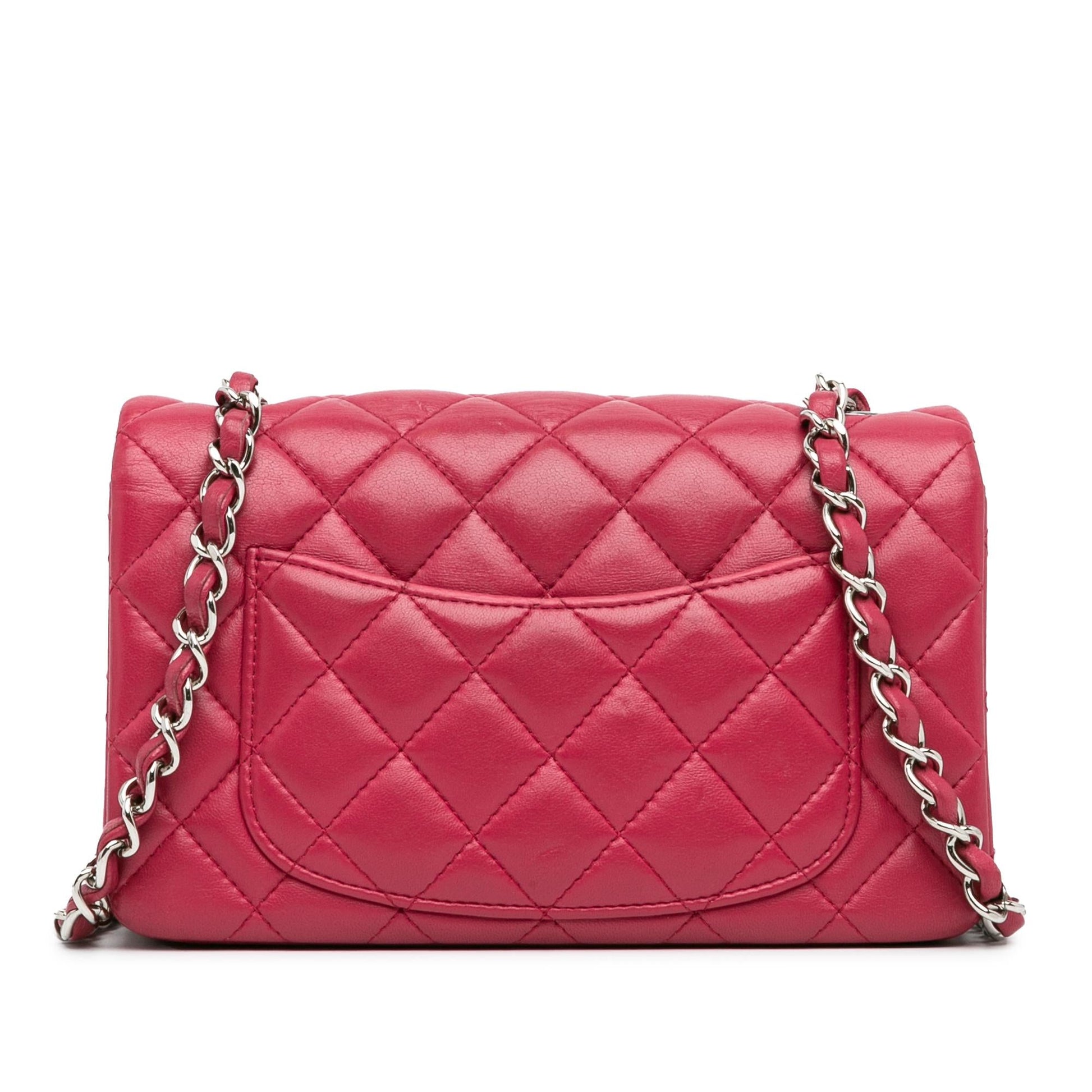 Chanel Rectangular Classic Lambskin Single Flap SHG-f674v3 Mini Bag