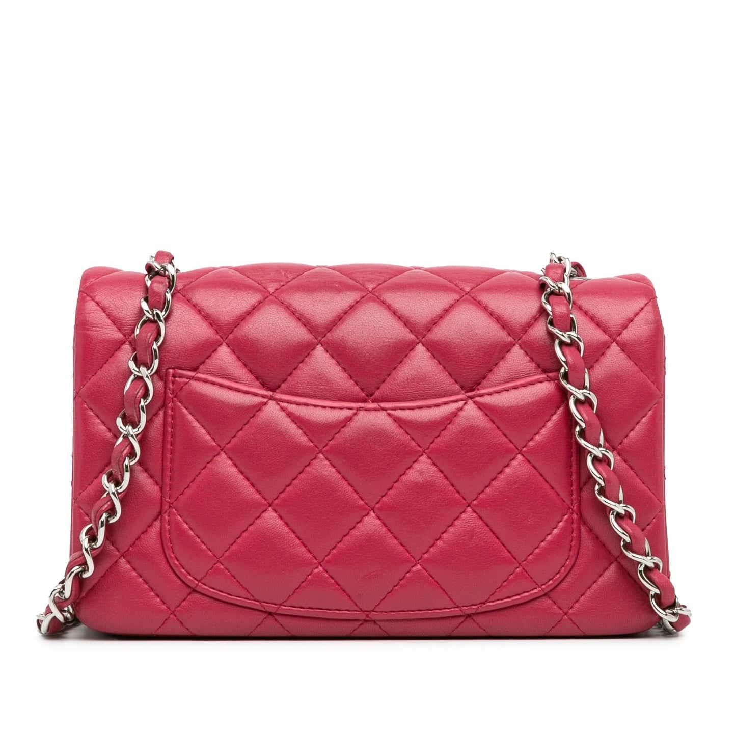 Chanel Mini Rectangular Classic Lambskin Single Flap (SHG-f674v3)