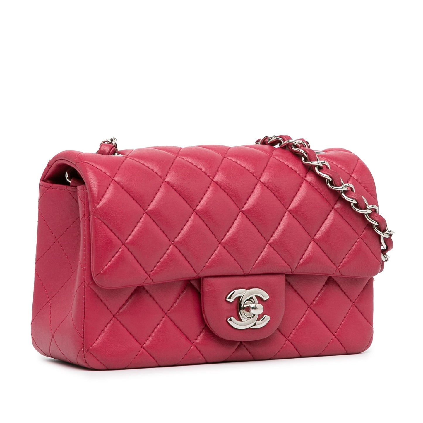 Chanel Rectangular Classic Lambskin Single Flap SHG-f674v3 Mini Bag