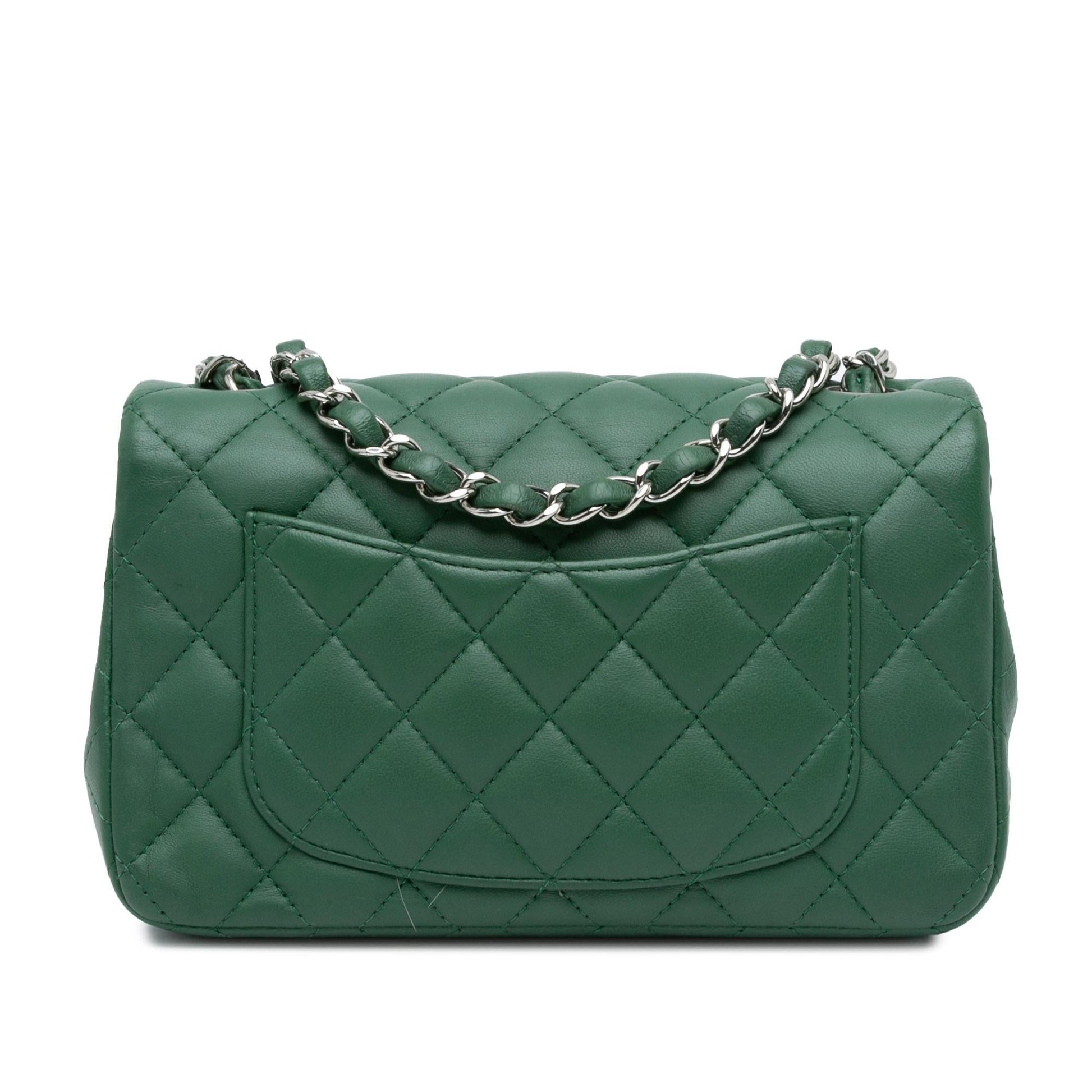 Chanel Rectangular Classic Lambskin Single Flap SHG-VkUtVQ Mini Bag