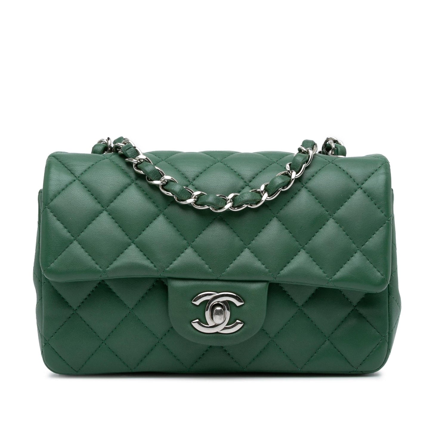 Chanel Rectangular Classic Lambskin Single Flap SHG-VkUtVQ Mini Bag