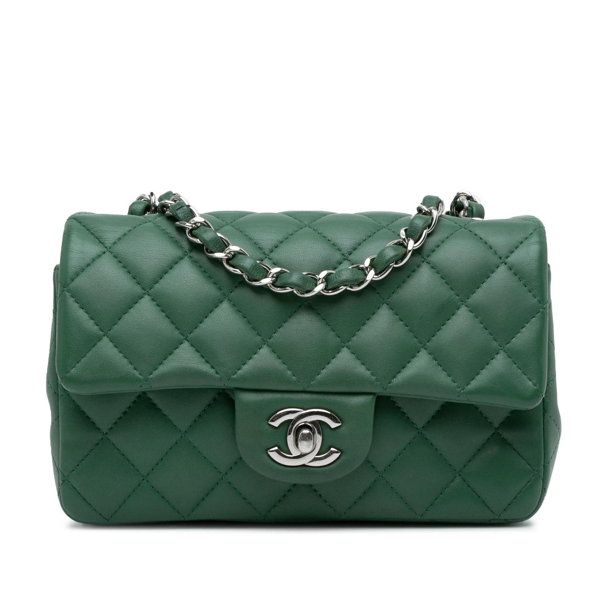 Chanel Rectangular Classic Lambskin Single Flap SHG-VkUtVQ Mini Bag