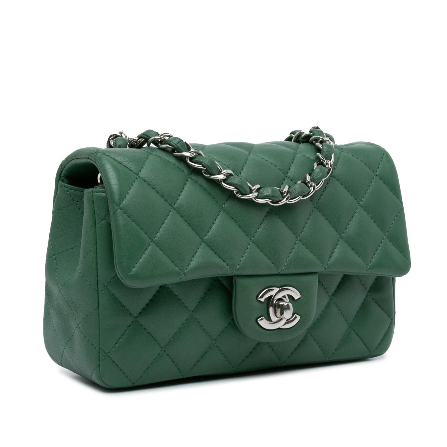 Chanel Rectangular Classic Lambskin Single Flap SHG-VkUtVQ Mini Bag
