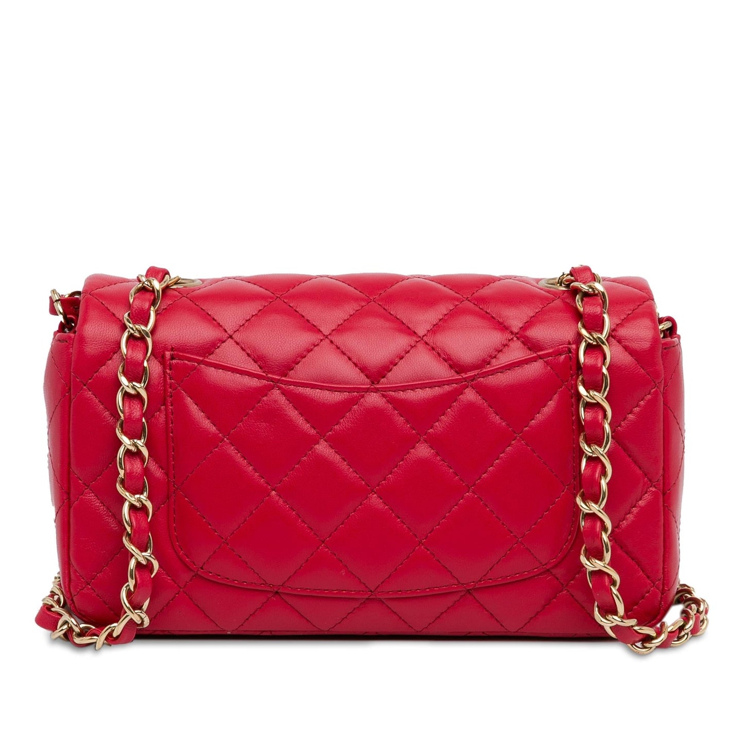 Chanel Rectangular Classic Lambskin Single Flap SHG-NLXfA6 Mini Bag