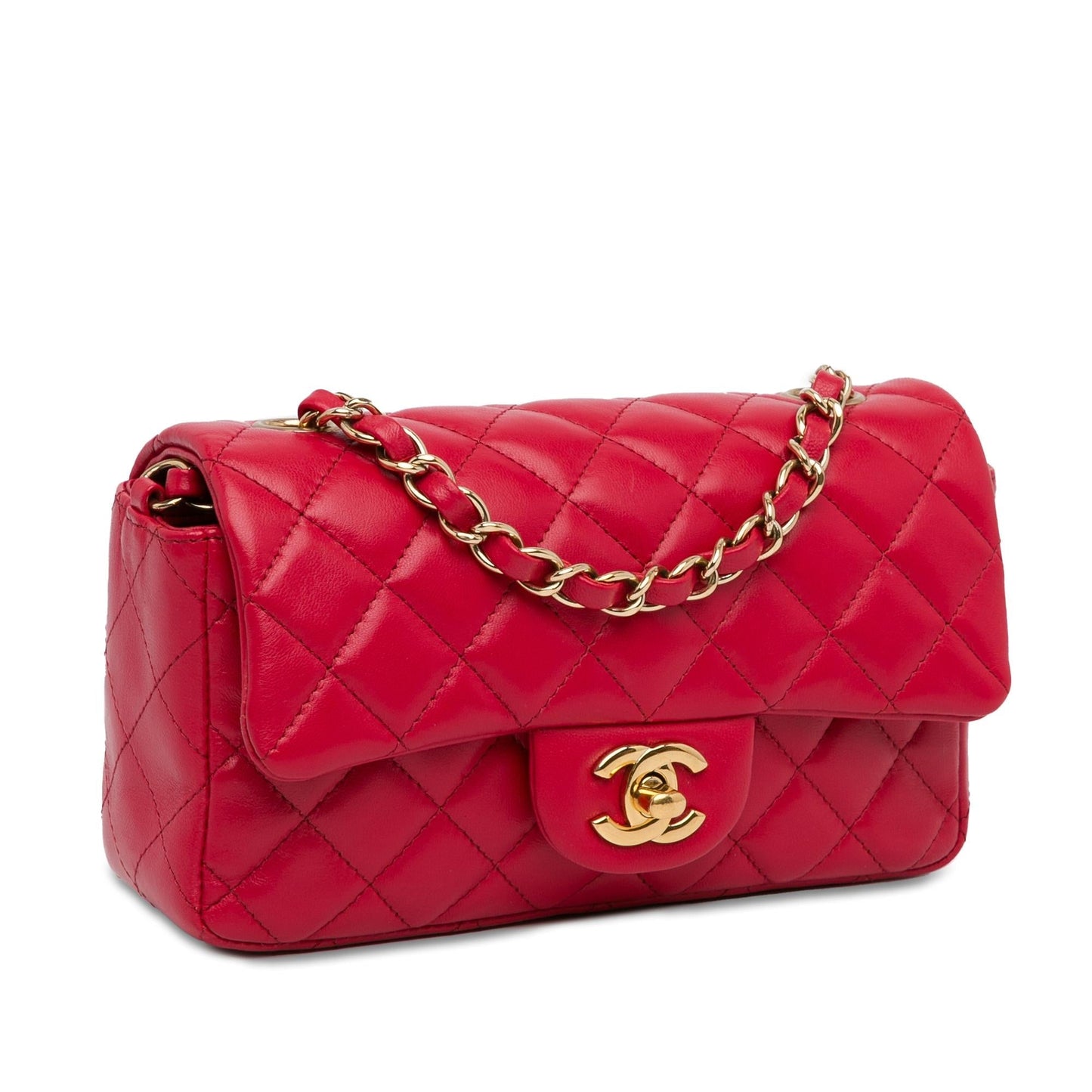 Chanel Rectangular Classic Lambskin Single Flap SHG-NLXfA6 Mini Bag