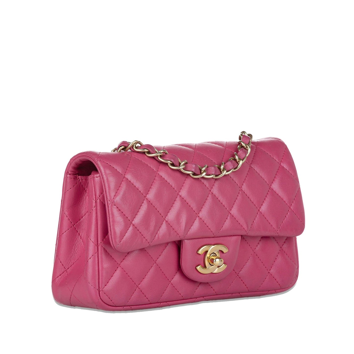 Chanel Rectangular Classic Lambskin Single Flap SHG-dNNE0j Mini Bag