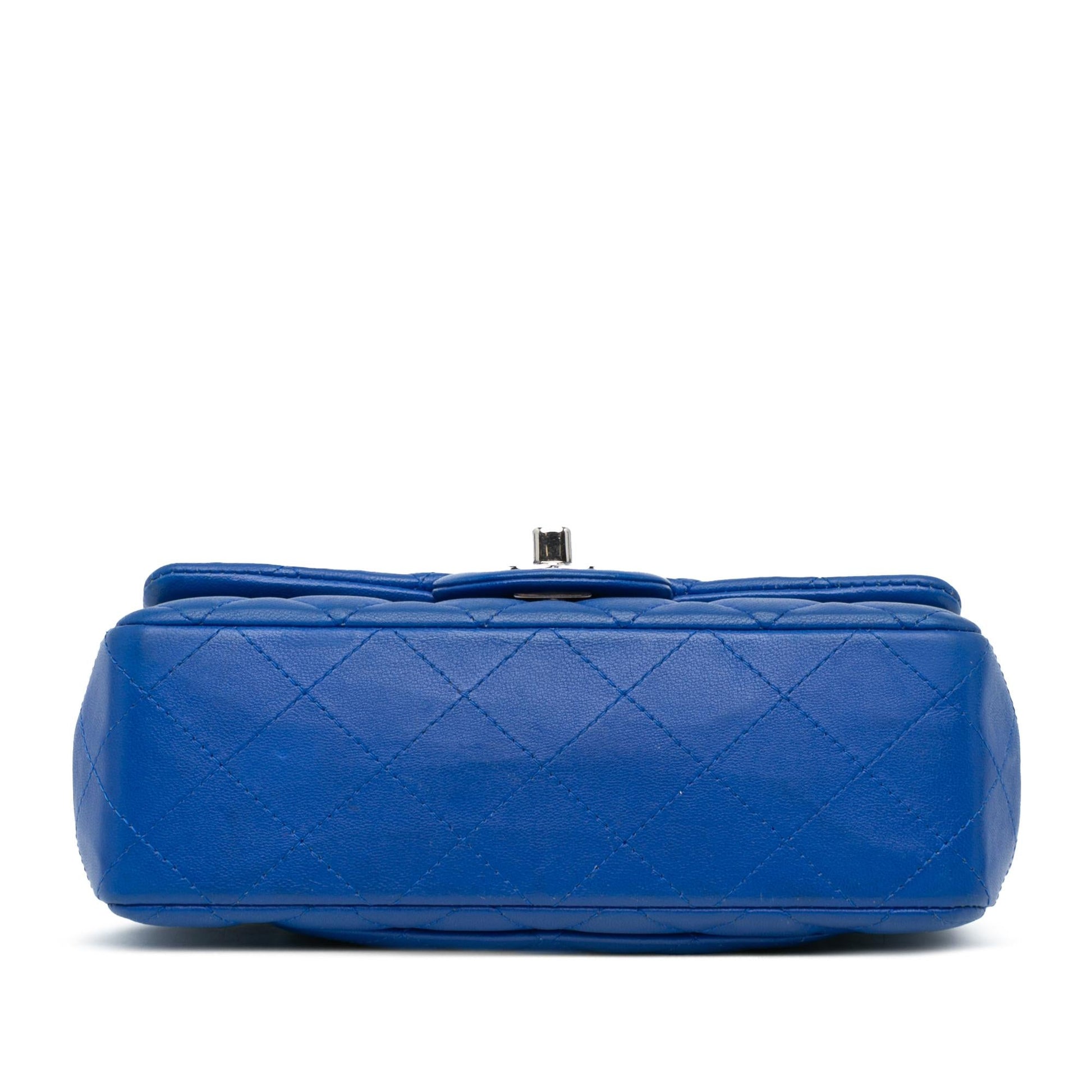 Chanel Rectangular Classic Lambskin Single Flap SHG-8ox5rx Mini Bag