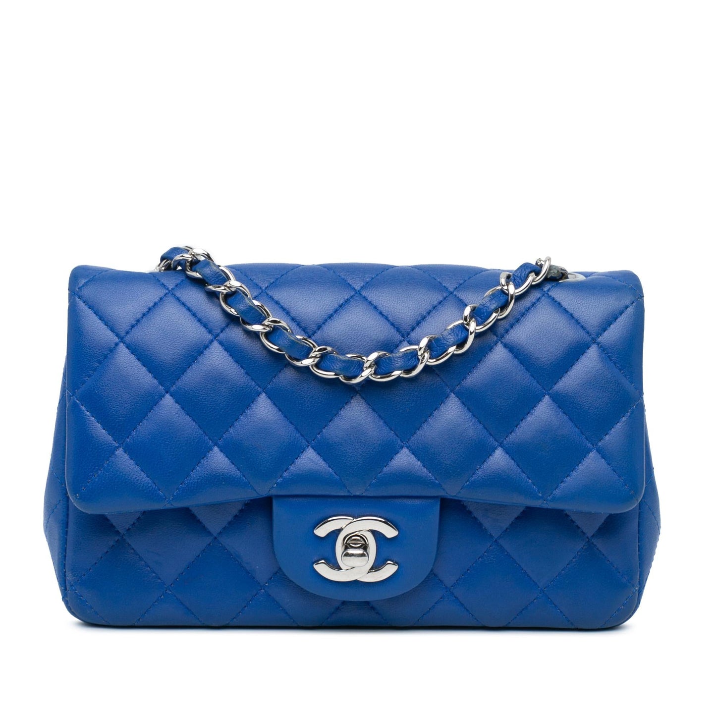 Chanel Rectangular Classic Lambskin Single Flap SHG-8ox5rx Mini Bag