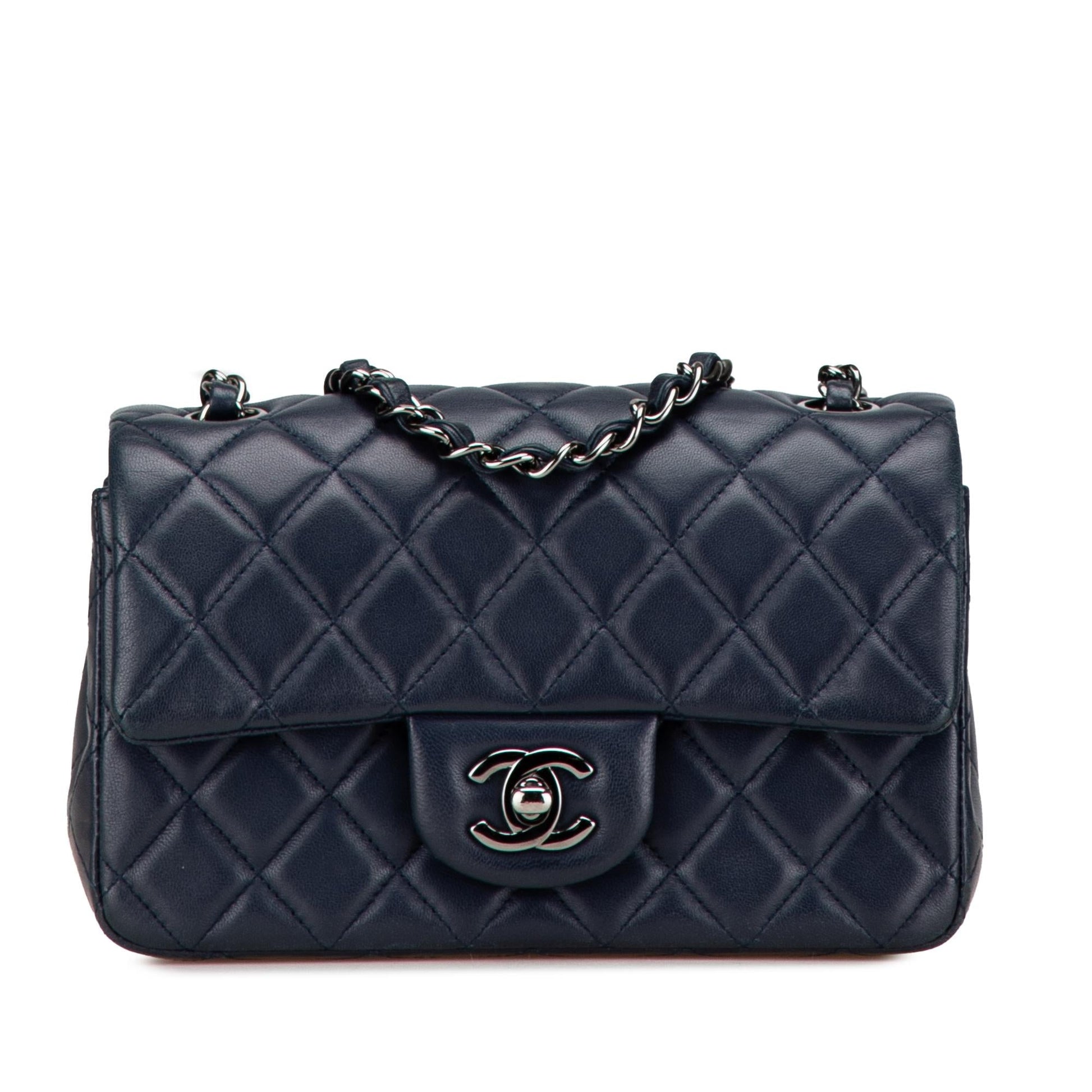 Chanel Rectangular Classic Lambskin Single Flap SHG-Zxsl77 Mini Bag