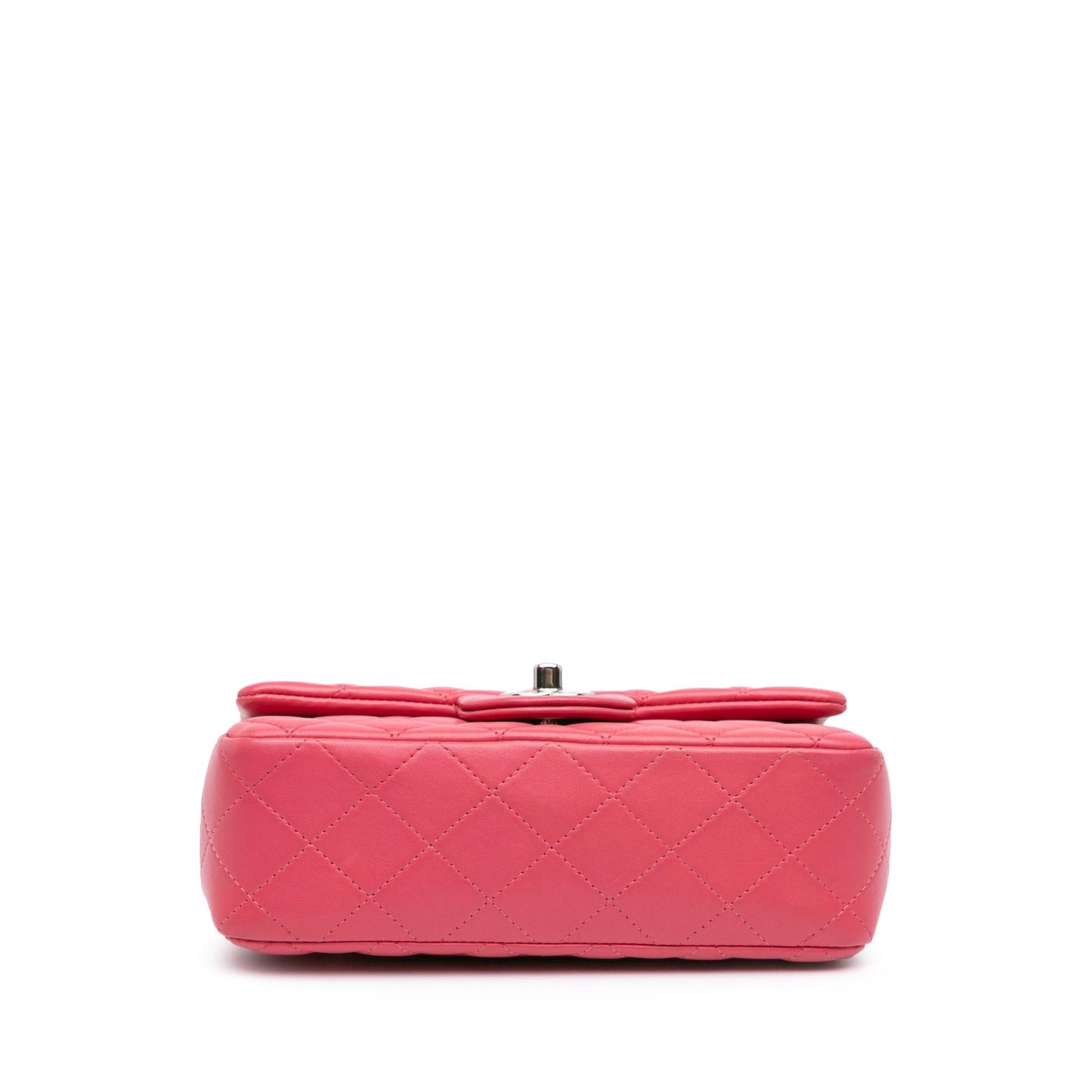 Chanel Rectangular Classic Lambskin Single Flap Mini Bag Shg Ws9Iqg