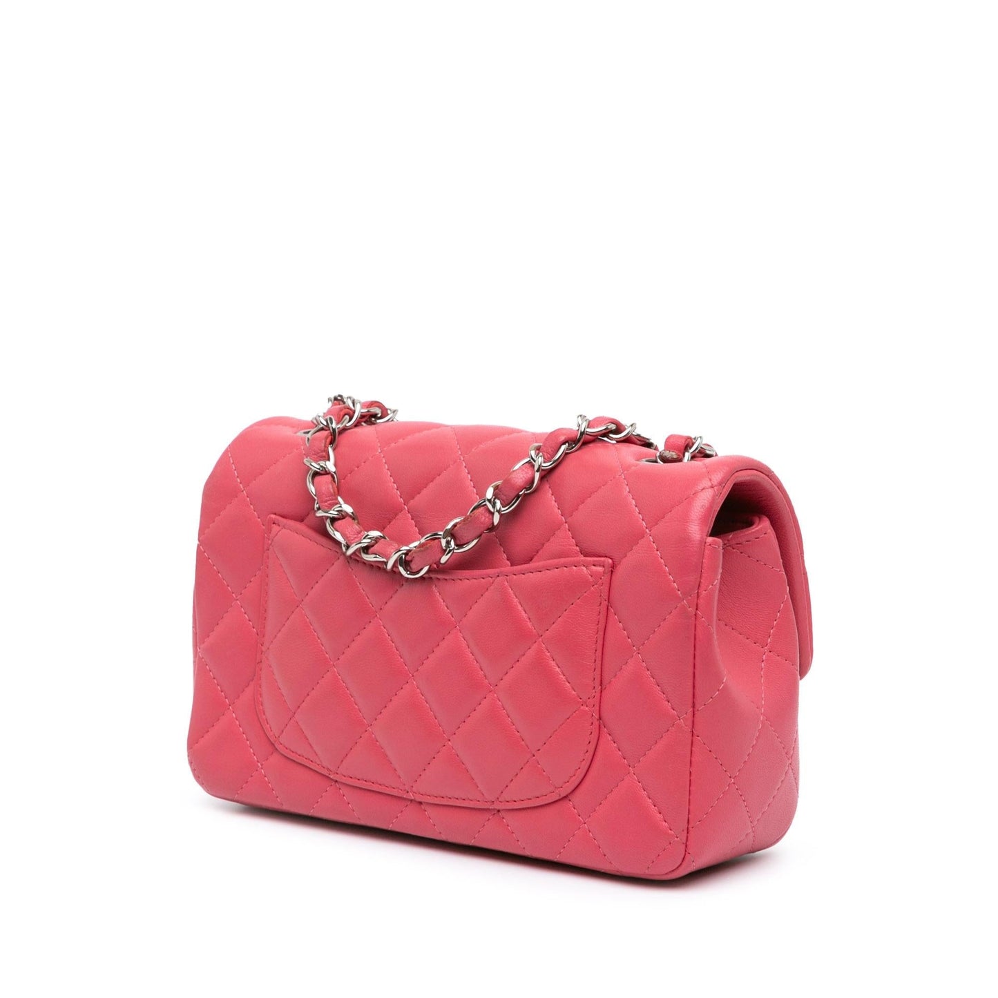 Chanel Rectangular Classic Lambskin Single Flap Mini Bag Shg Ws9Iqg