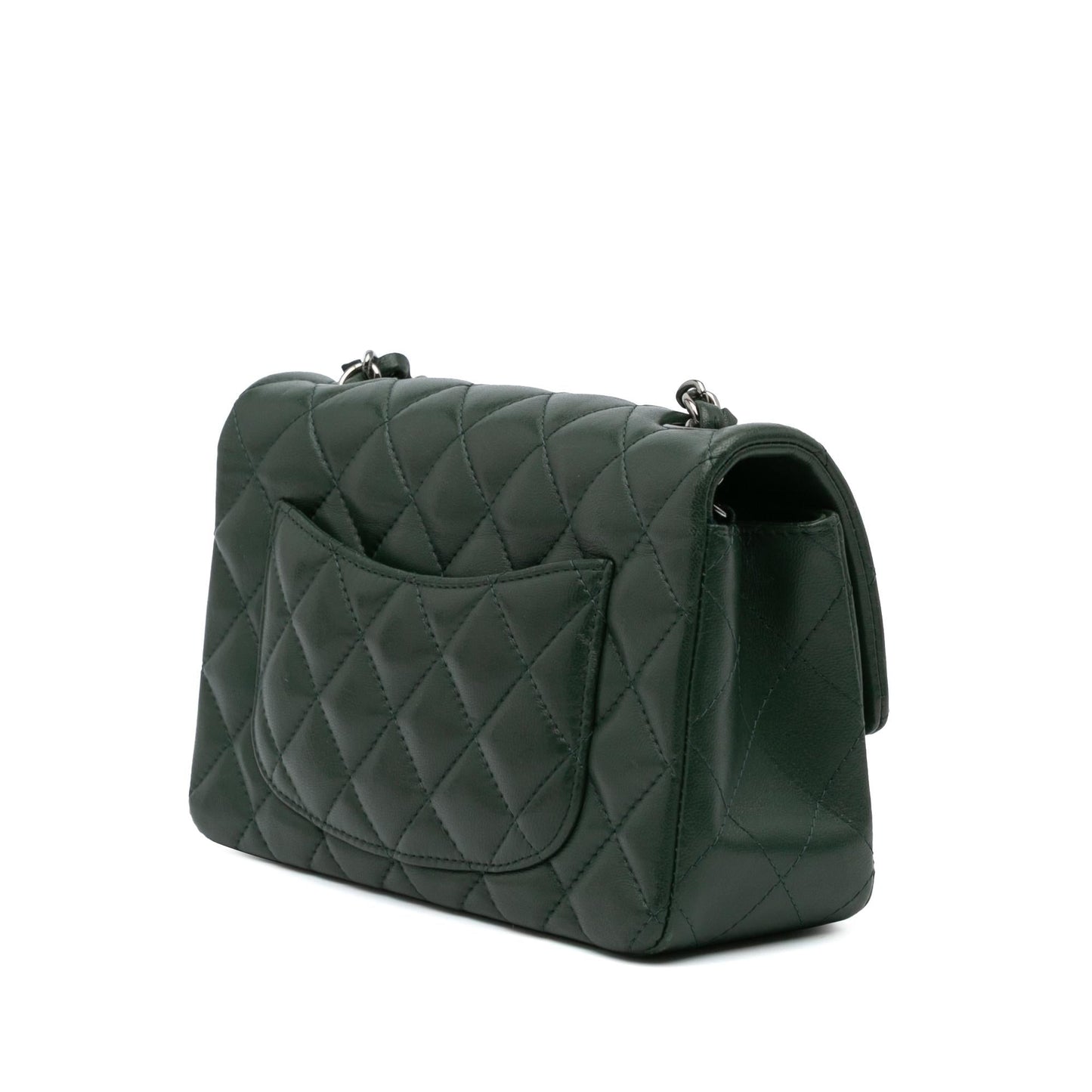 Chanel Rectangular Classic Lambskin Single Flap Mini Bag Flap 1
