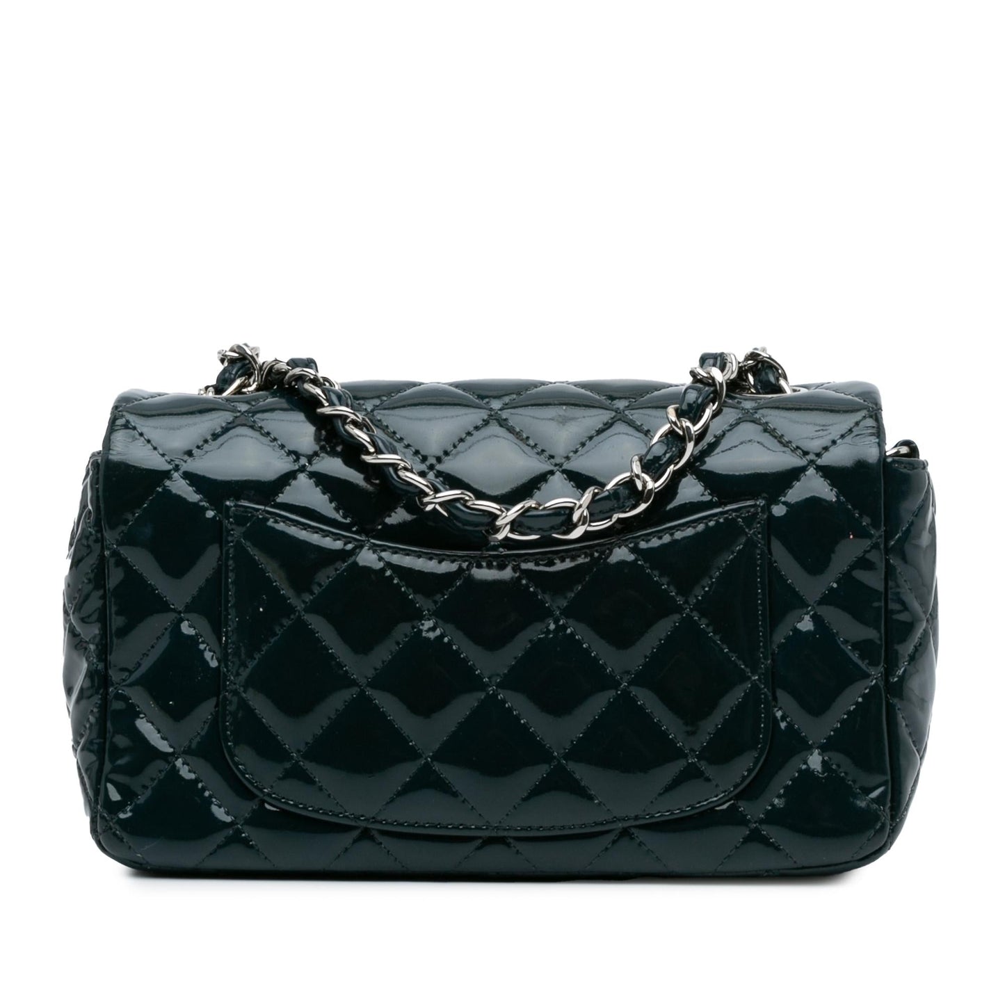 Chanel Rectangular Classic Patent Single Flap SHG-TPwrWV Mini Bag