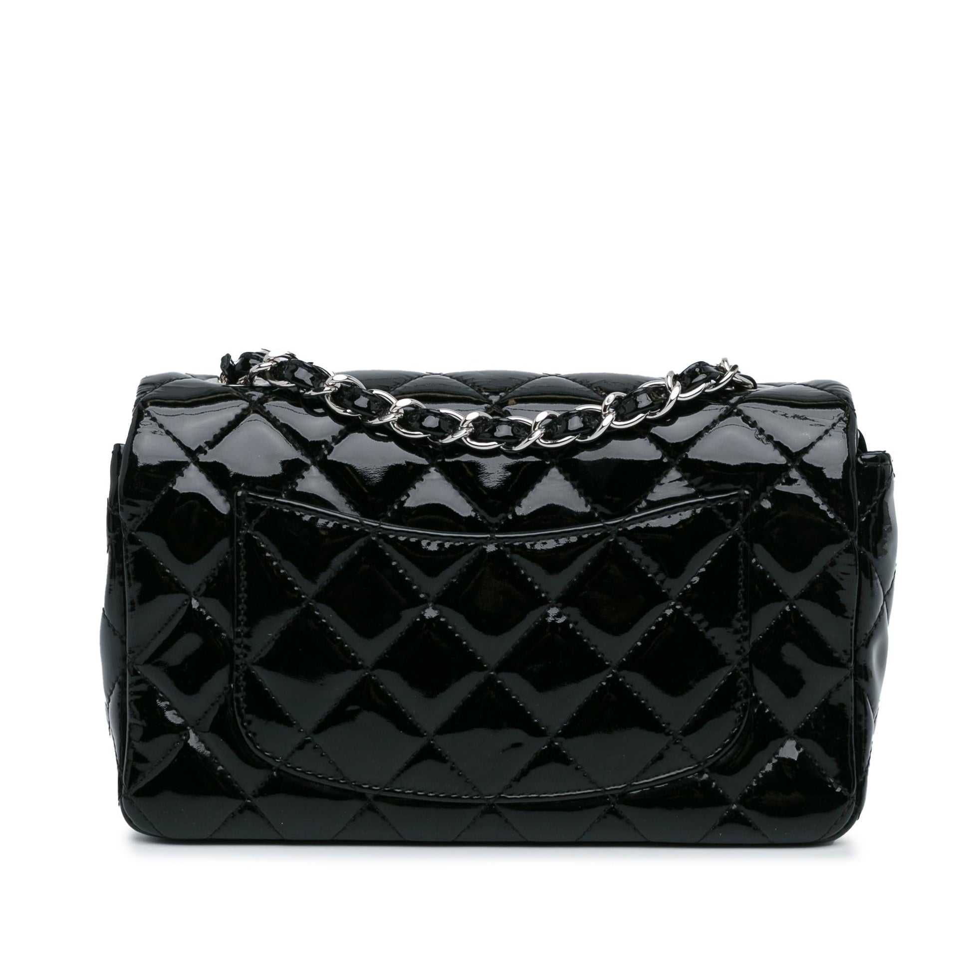 Chanel Rectangular Classic Patent Single Flap SHG-0ku6lp Mini Bag