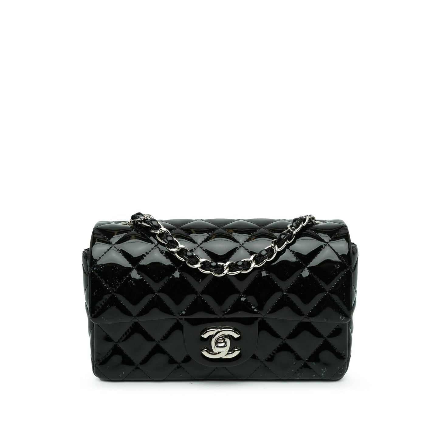 Chanel Rectangular Classic Patent Single Flap SHG-FyA2eh Mini Bag