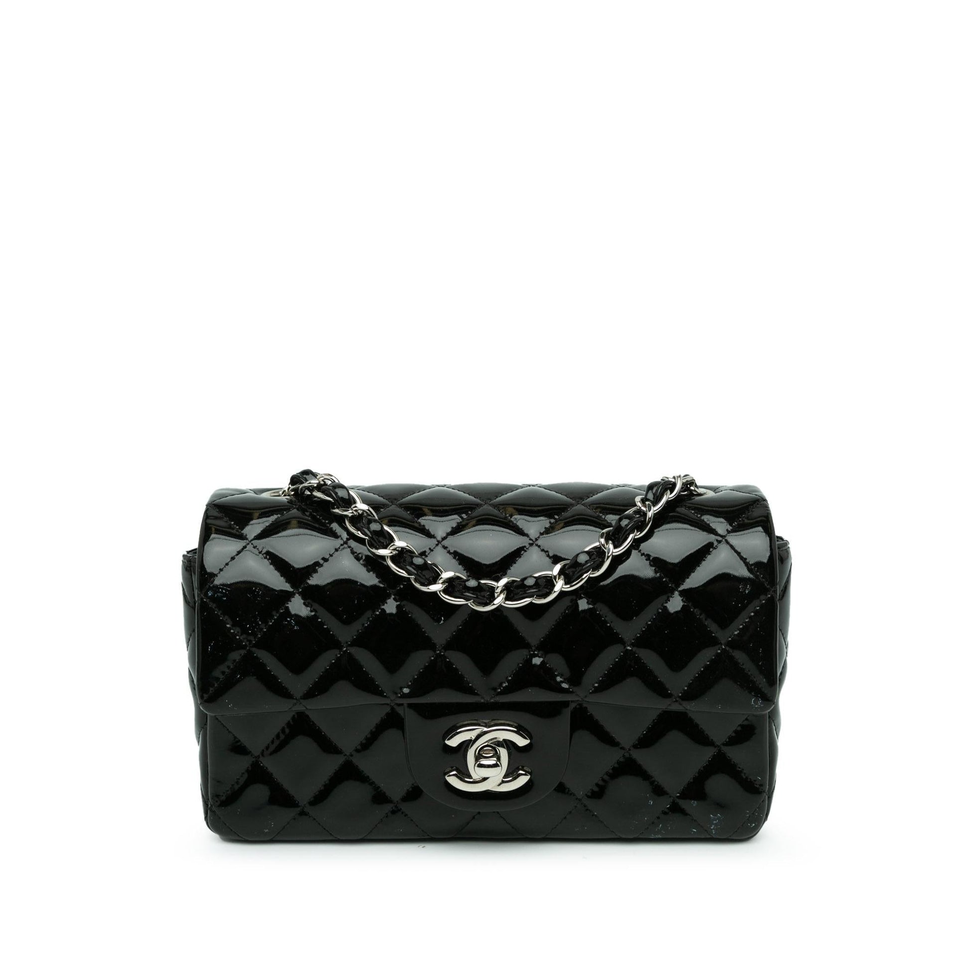 Chanel Rectangular Classic Patent Single Flap SHG-FyA2eh Mini Bag