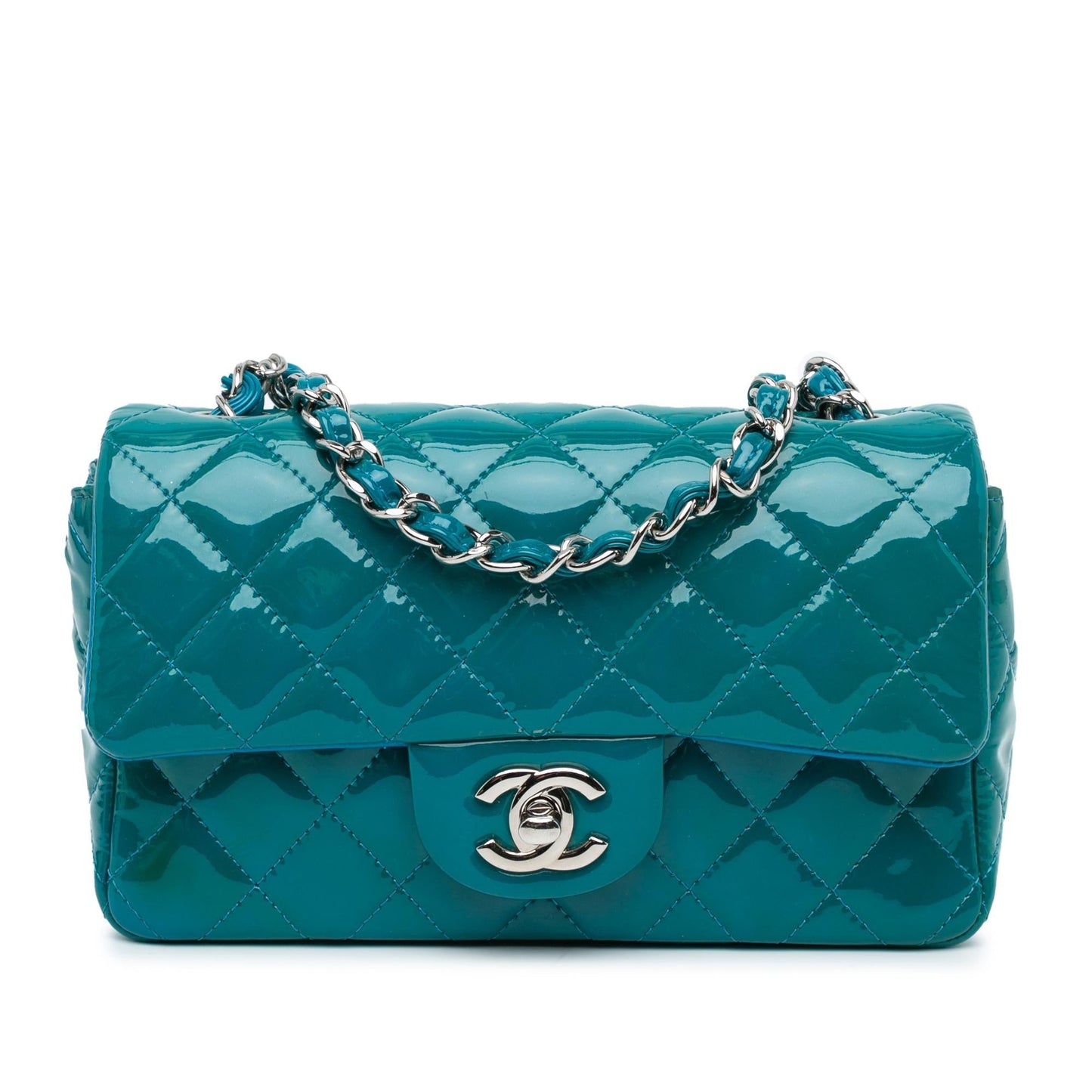 Chanel Rectangular Classic Patent Single Flap SHG-xSJFwT Mini Bag
