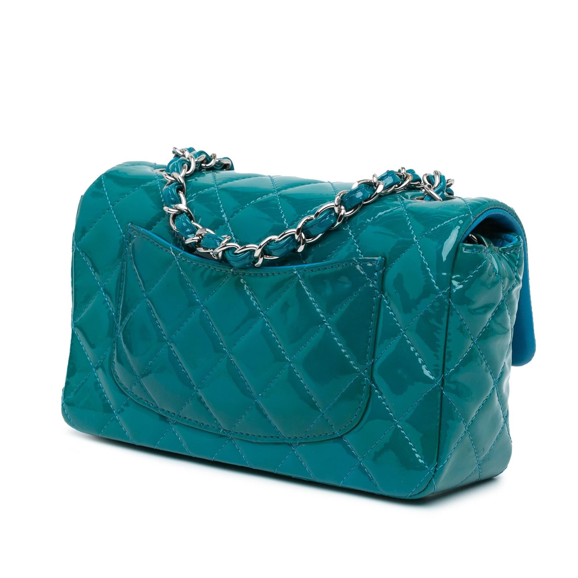 Chanel Rectangular Classic Patent Single Flap SHG-xSJFwT Mini Bag