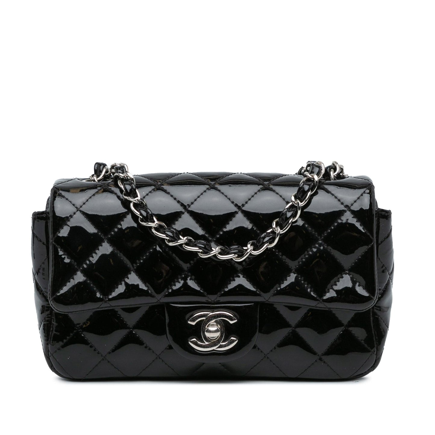 Chanel Rectangular Classic Patent Single Flap SHG-5JDrQh Mini Bag