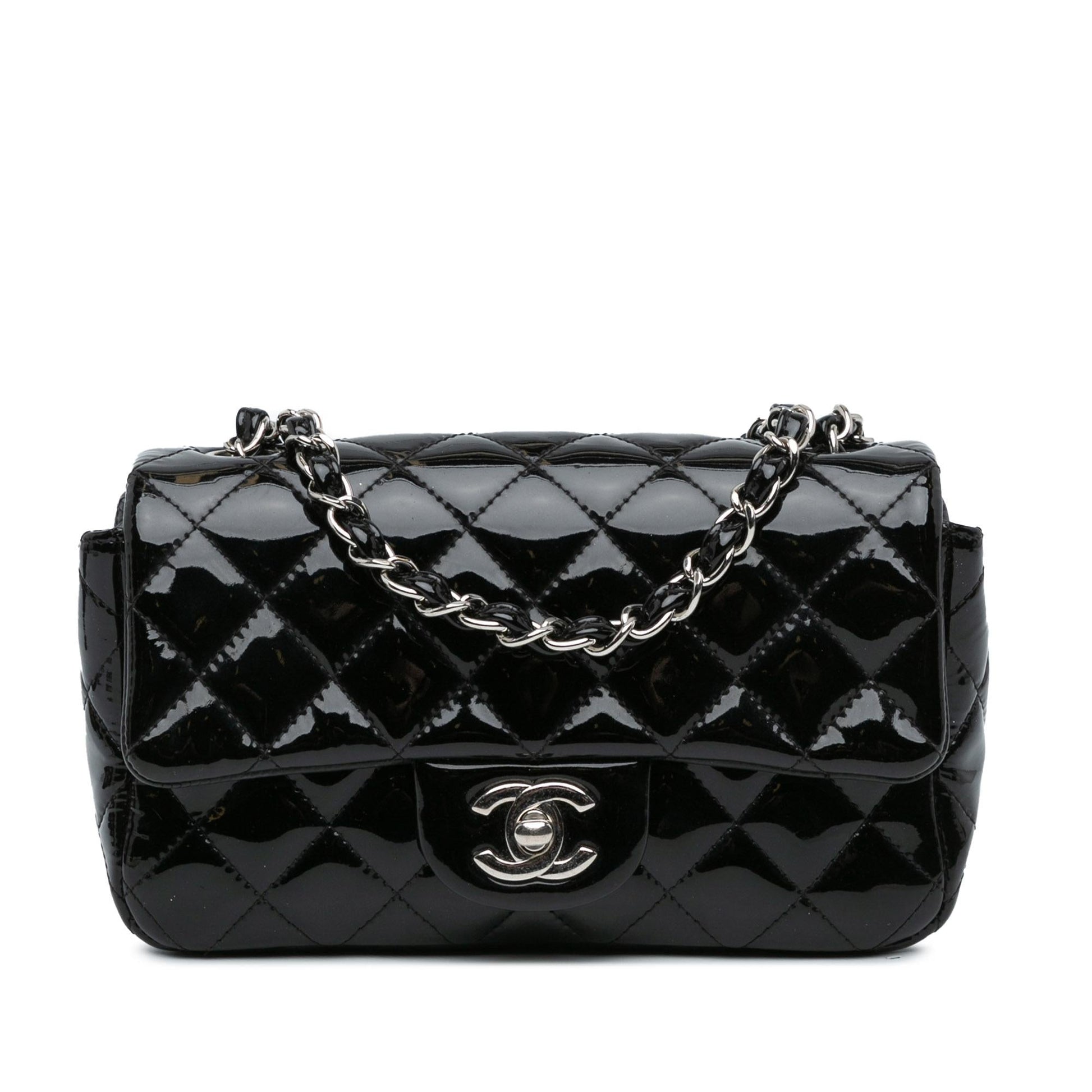 Chanel Rectangular Classic Patent Single Flap SHG-5JDrQh Mini Bag
