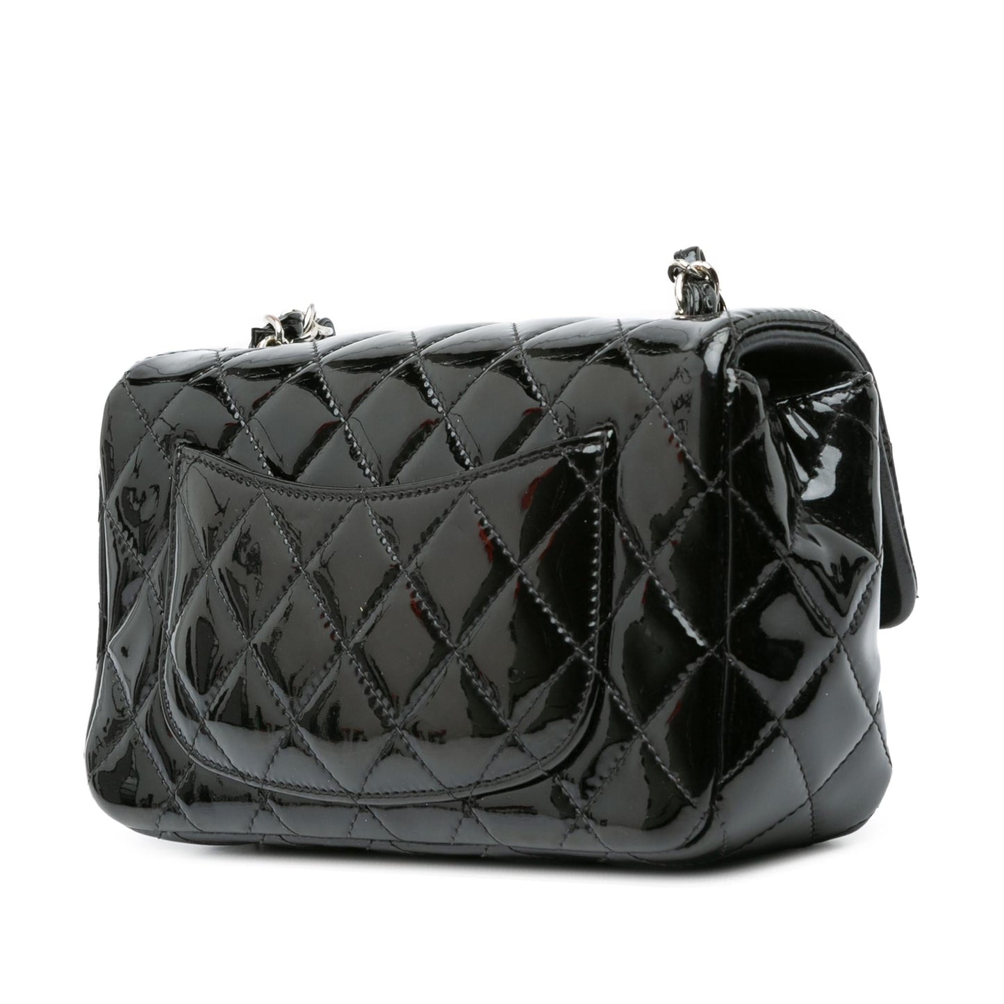 Chanel Rectangular Classic Patent Single Flap SHG-zYcSdt Mini Bag