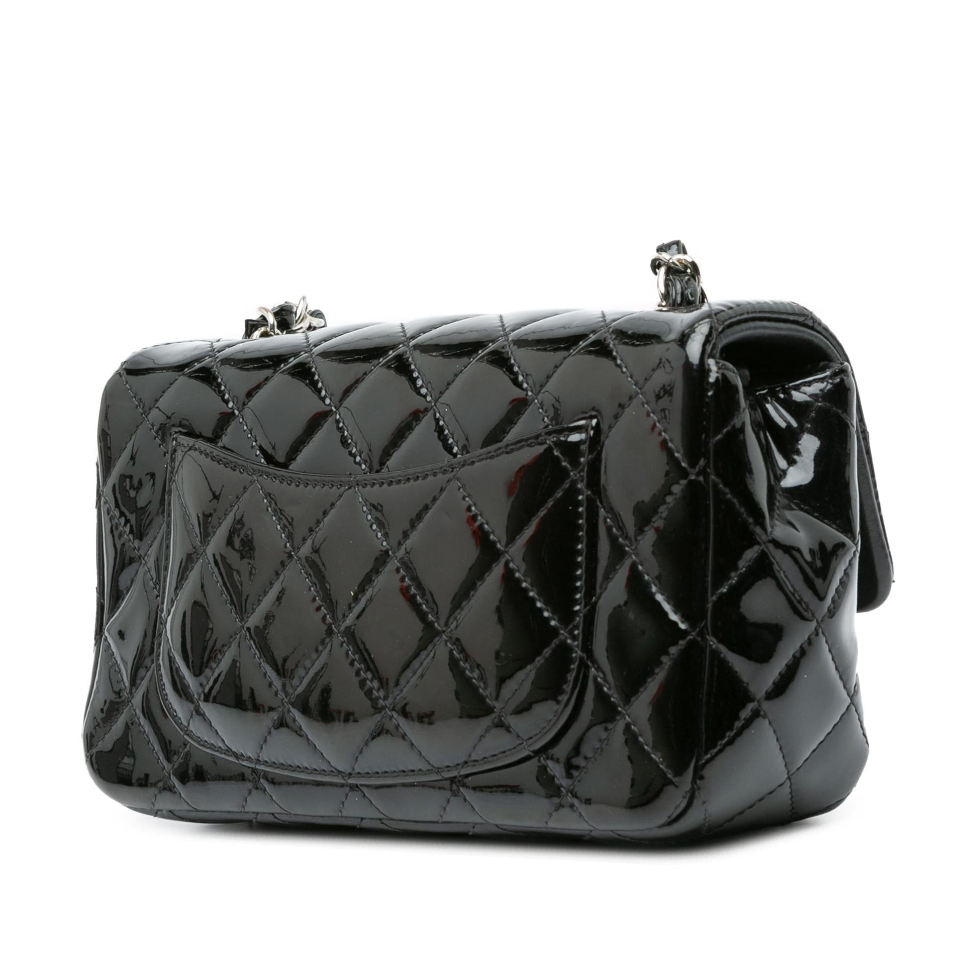 Chanel Rectangular Classic Patent Single Flap SHG-zYcSdt Mini Bag