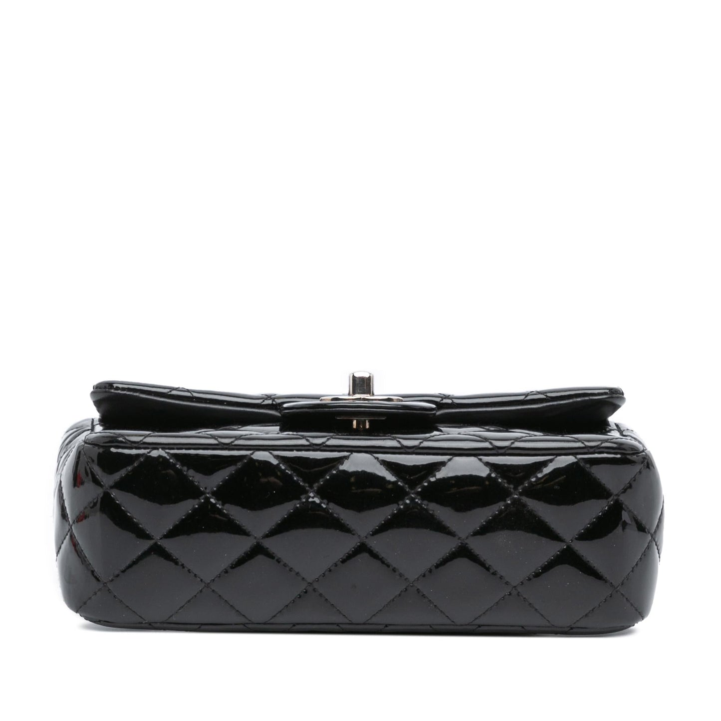 Chanel Rectangular Classic Patent Single Flap Mini Bag