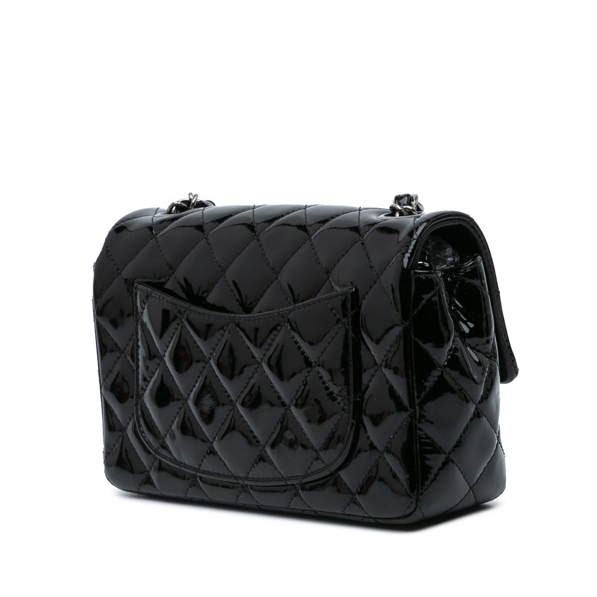 Chanel Rectangular Classic Patent Single Flap Mini Bag Single Flap
