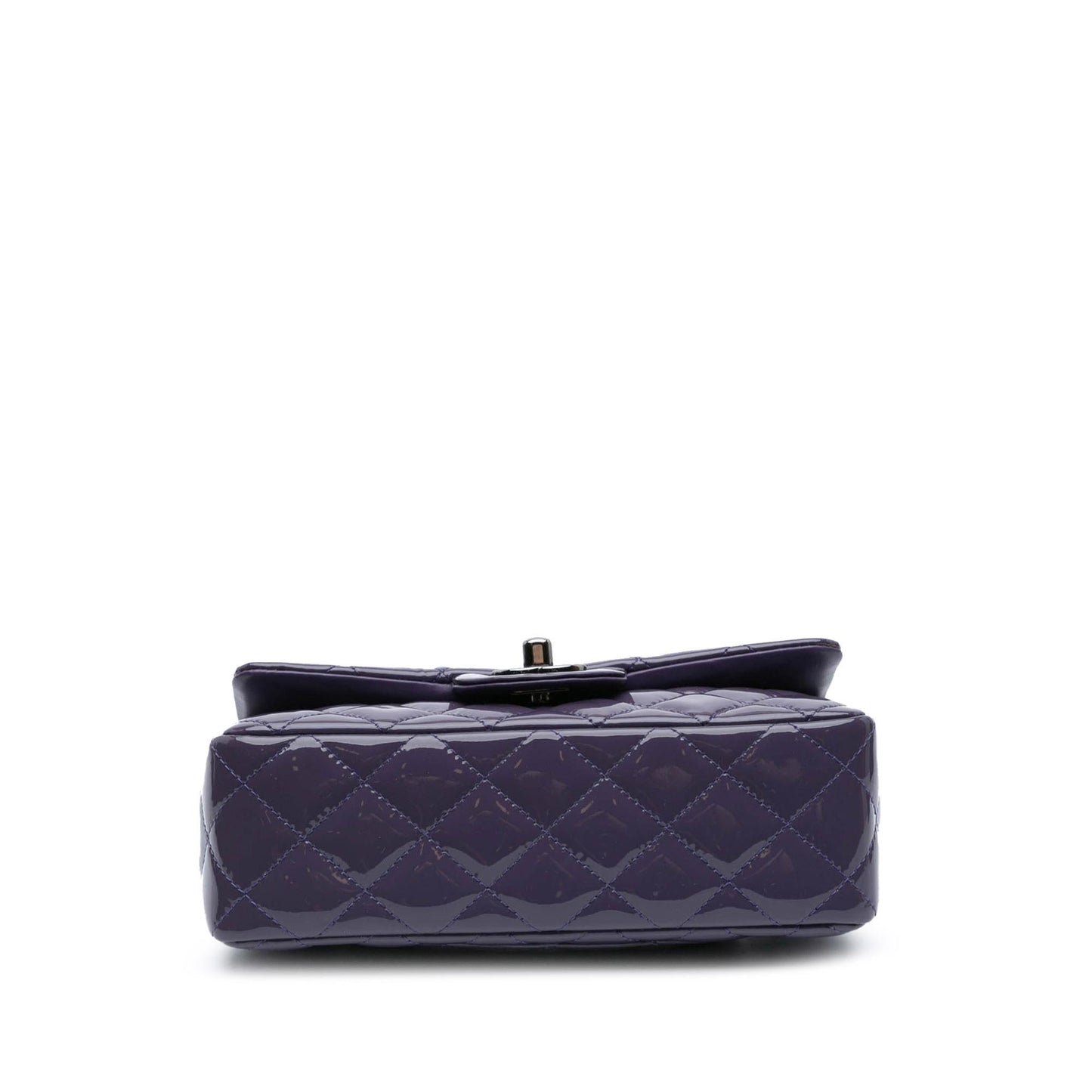Chanel Rectangular Classic Patent Single Flap Mini Bag Flap 2