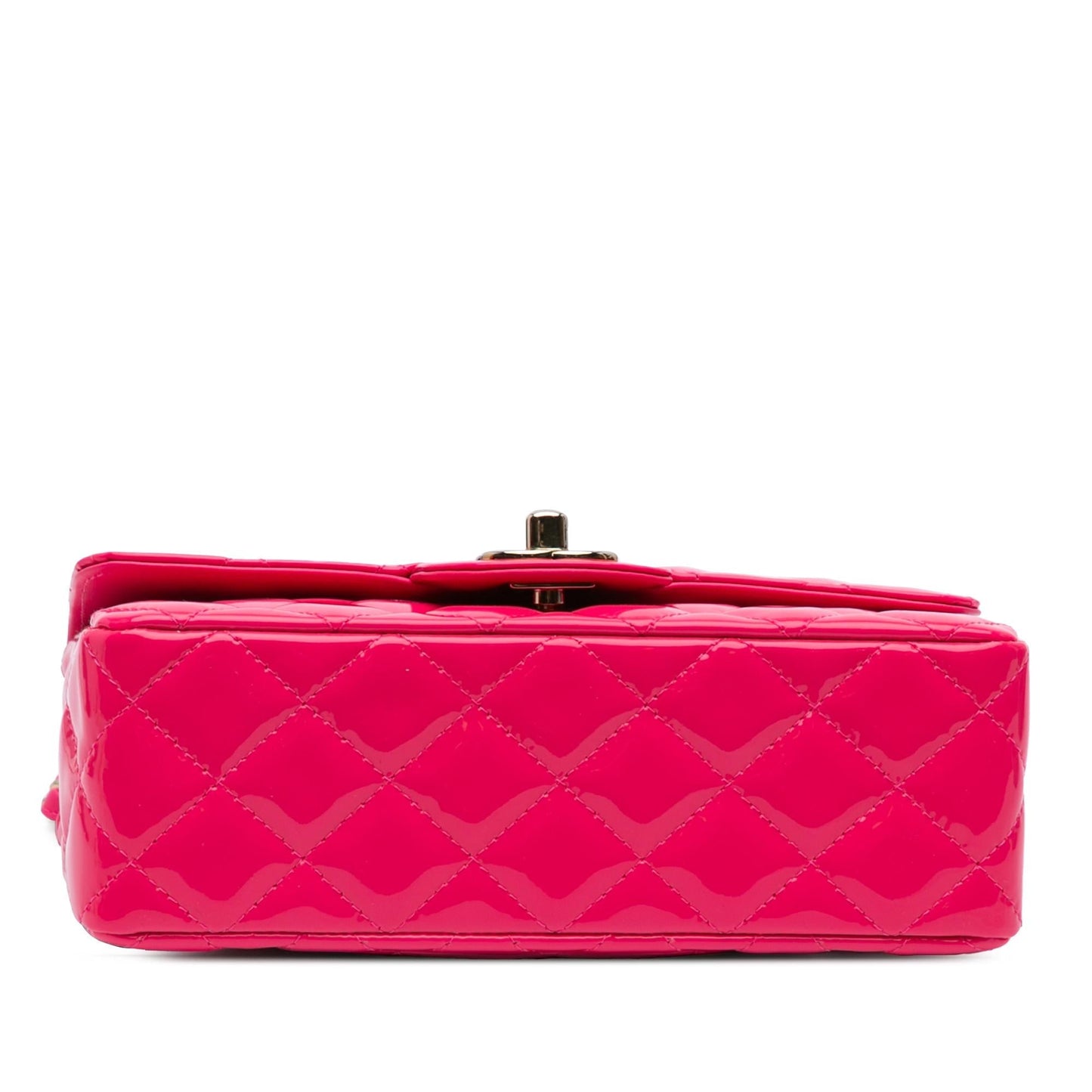 Chanel Rectangular Classic Patent Single Flap Mini Bag Flap 1