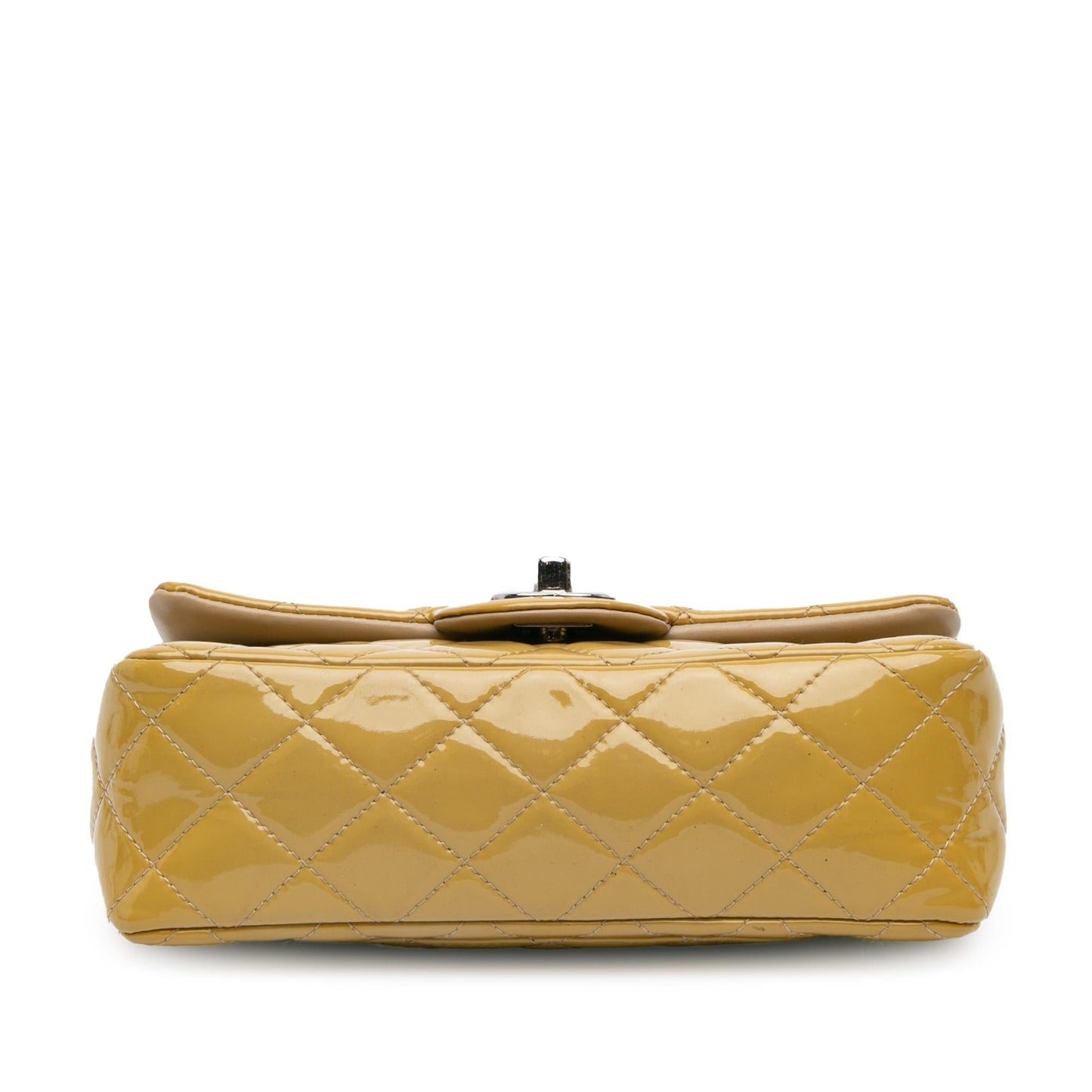 Chanel Rectangular Classic Patent Single Flap Mini Bag Flap 3