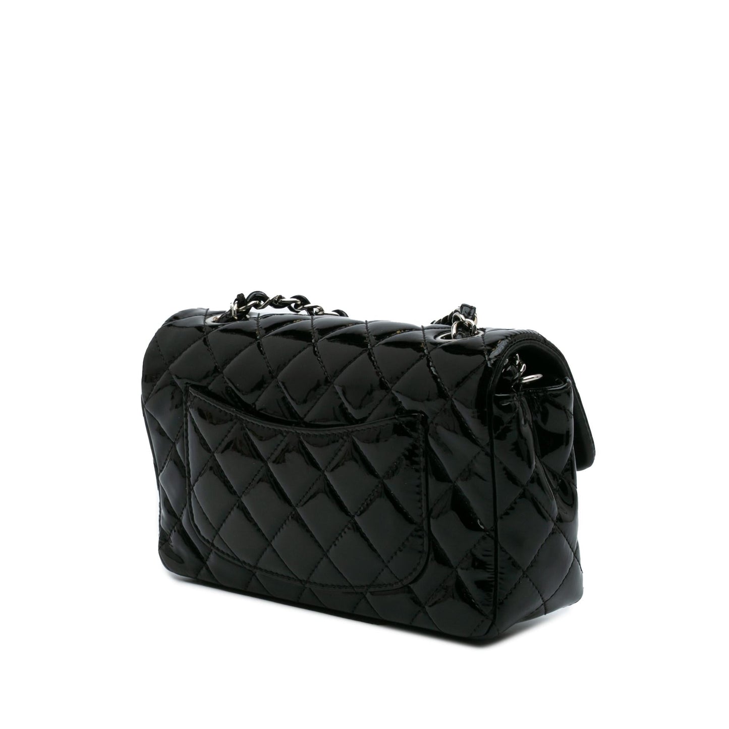 Chanel Rectangular Classic Patent Single Flap Mini Bag Flap 6
